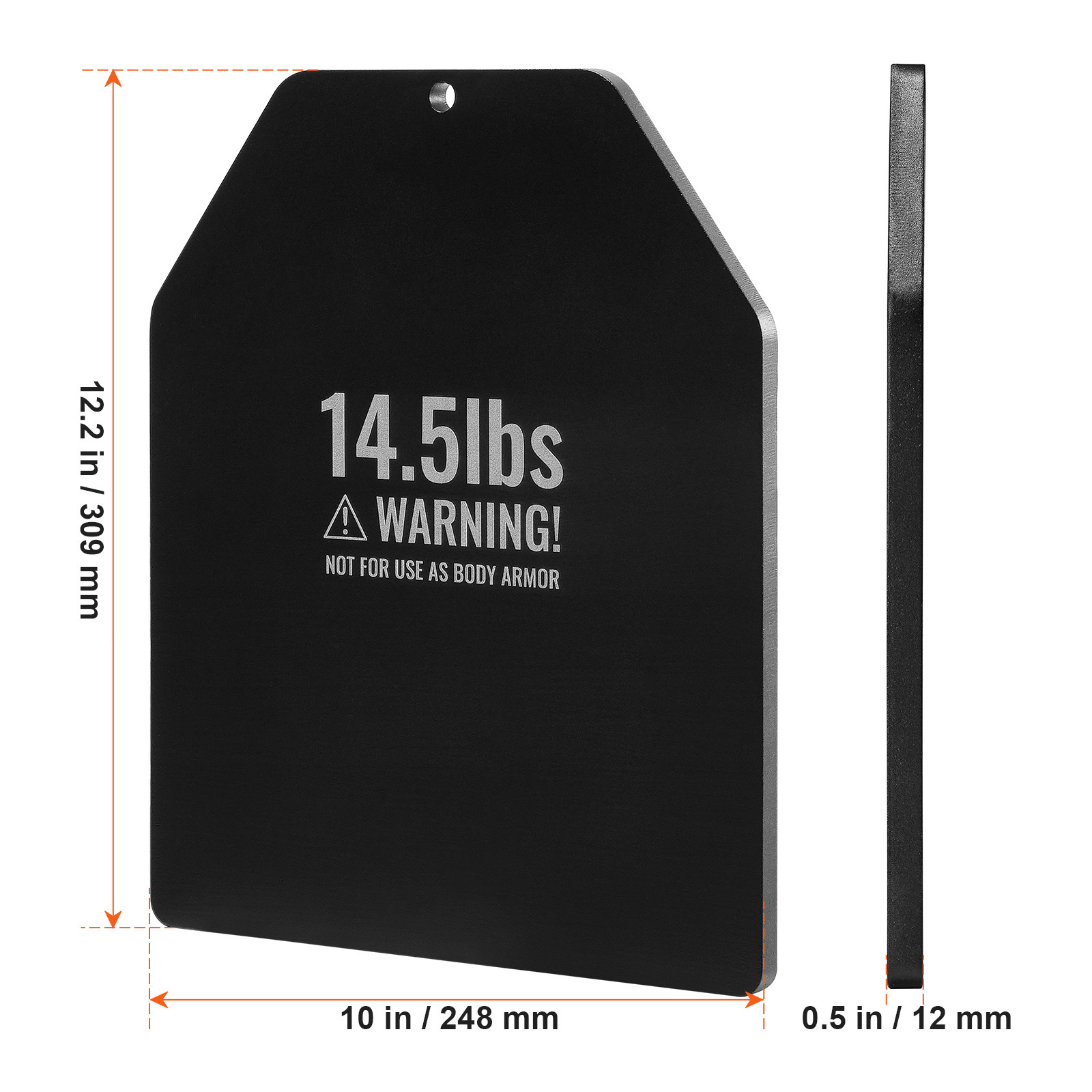 Weight Vest Plates for Strength Training Running Workout 2x14.5 LB Plates