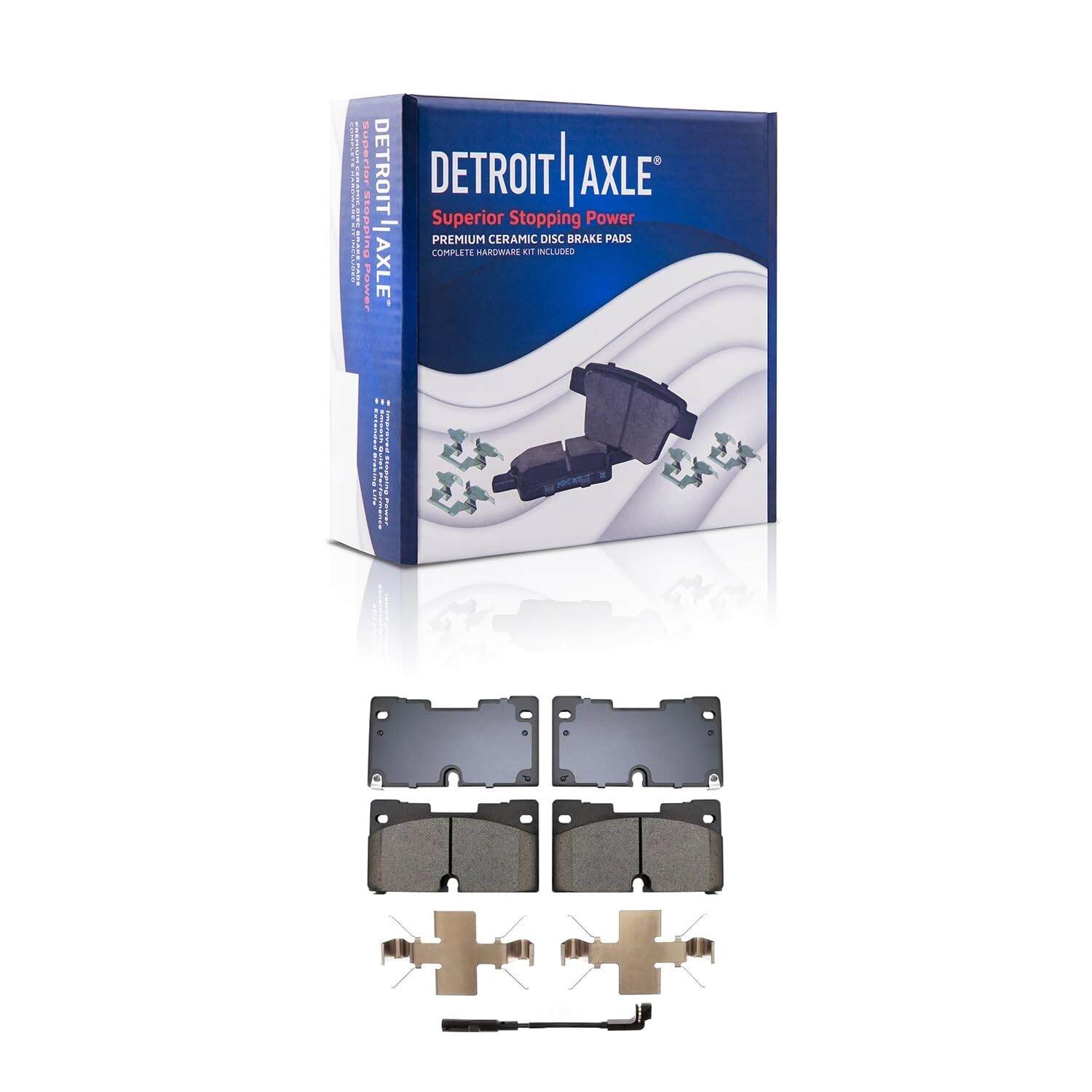 8pc Front Rear Drilled Brake Rotors Brake Pads for 2019 Silverado Sierra 1500