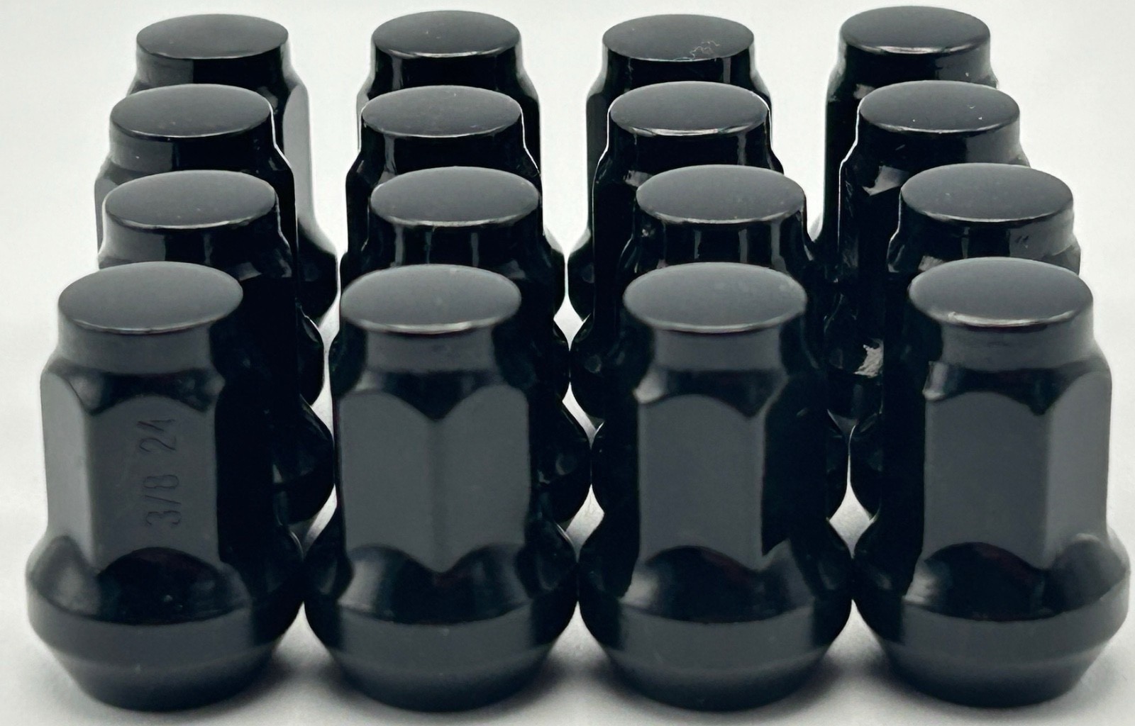 16 Lug Nuts 2010–2014 Polaris RZR 4 800 Wheel Rim Tapered Nut Black