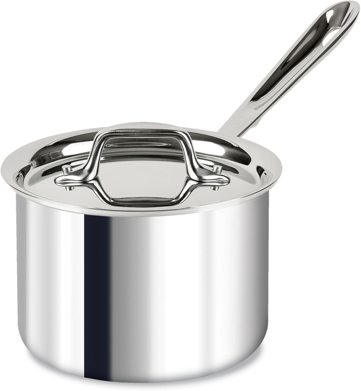 All-Clad D3 3-Ply Stainless 2-qt Sauce Pan, Induction, Oven & Broiler Safe 600F