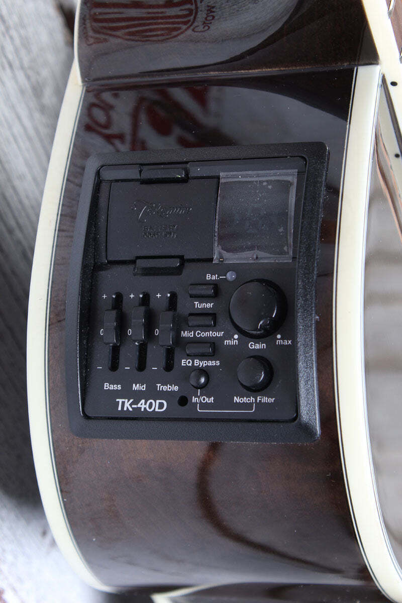 Takamine GN75CE Mini Jumbo Acoustic Electric Guitar Transparent Black Finish