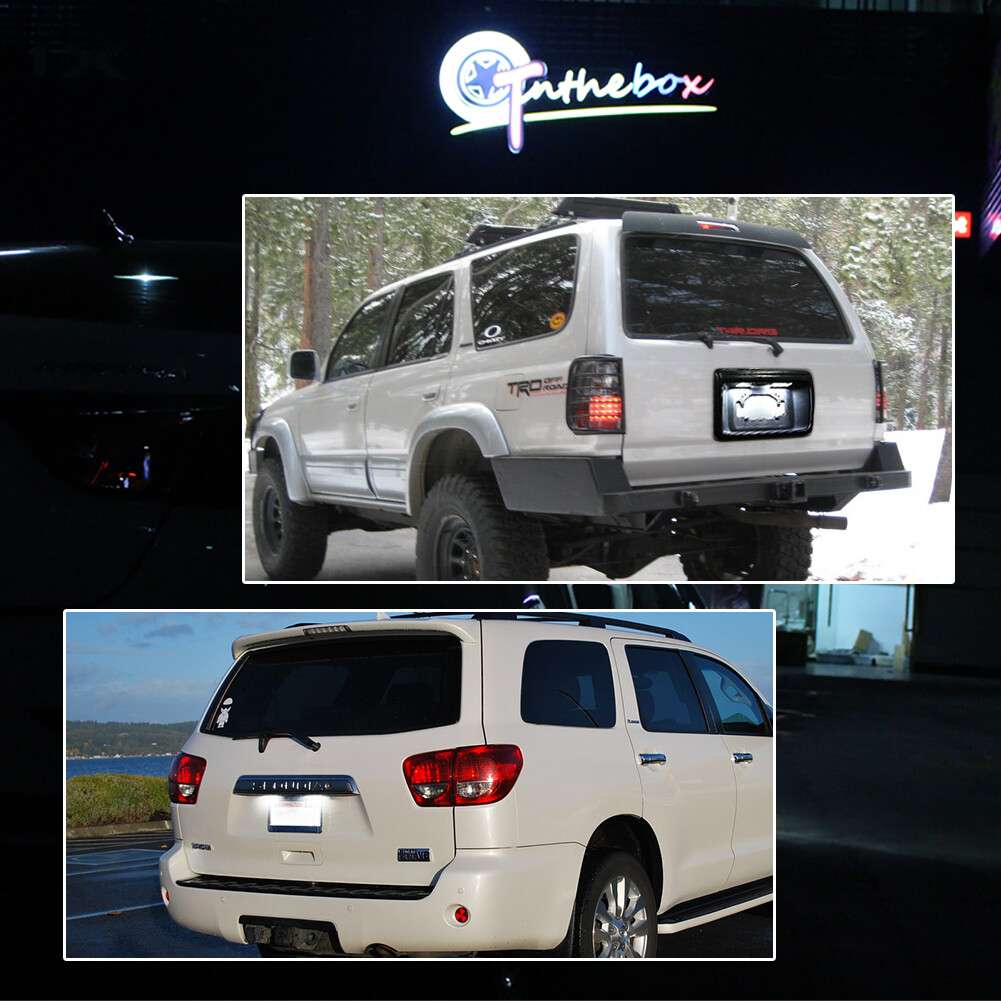 2 LED License Plate Light For 1996-2022 Toyota 4Runner 2001-2022 Toyota Sequoia