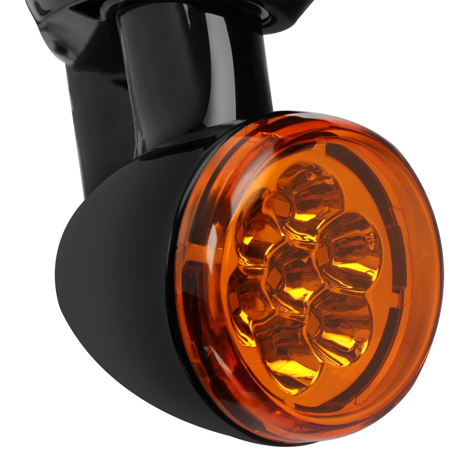 4.5"Auxiliary LED Spot Fog Light Turn Signal For Harley Electra Road Glide 94-24