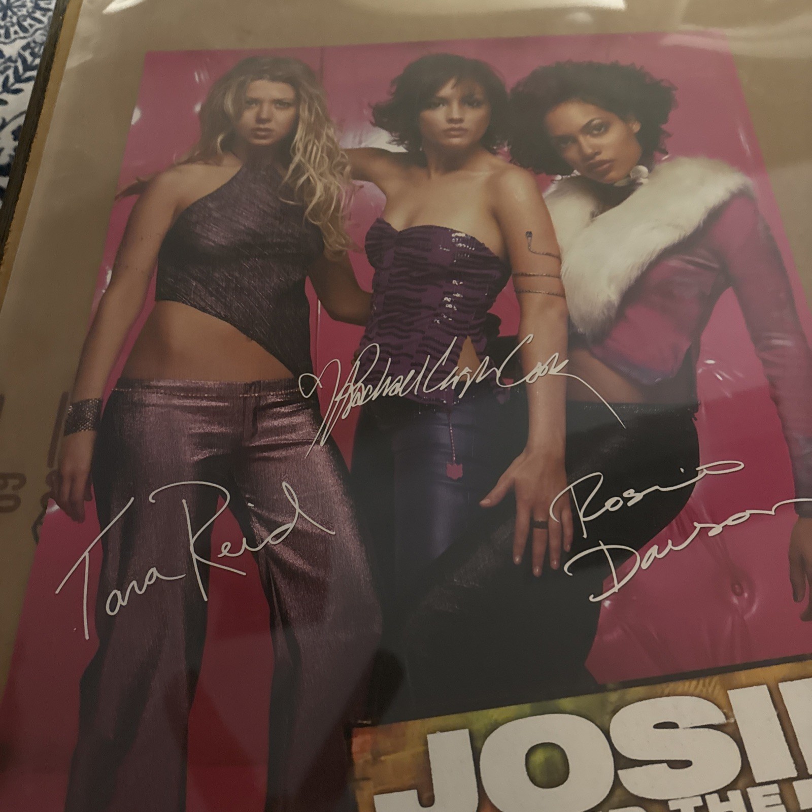 Josie and The Pussycats 2001 Rare Movie Poster 27 x 18 Tara Reid Rosario Dawson