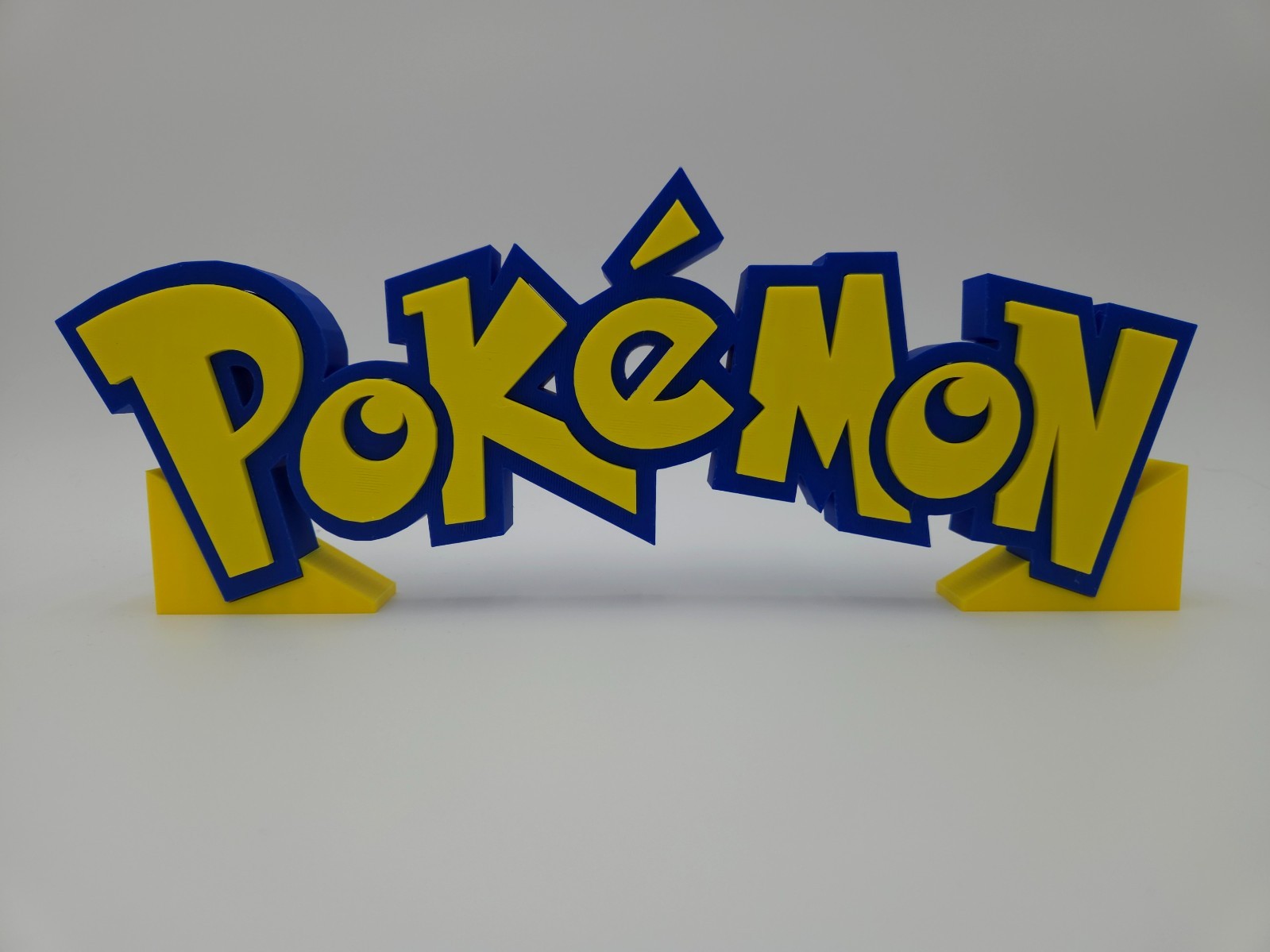 12" Pokemon Sign – Gaming Room, Collector’s Display, Fan Gift w/ removable feet