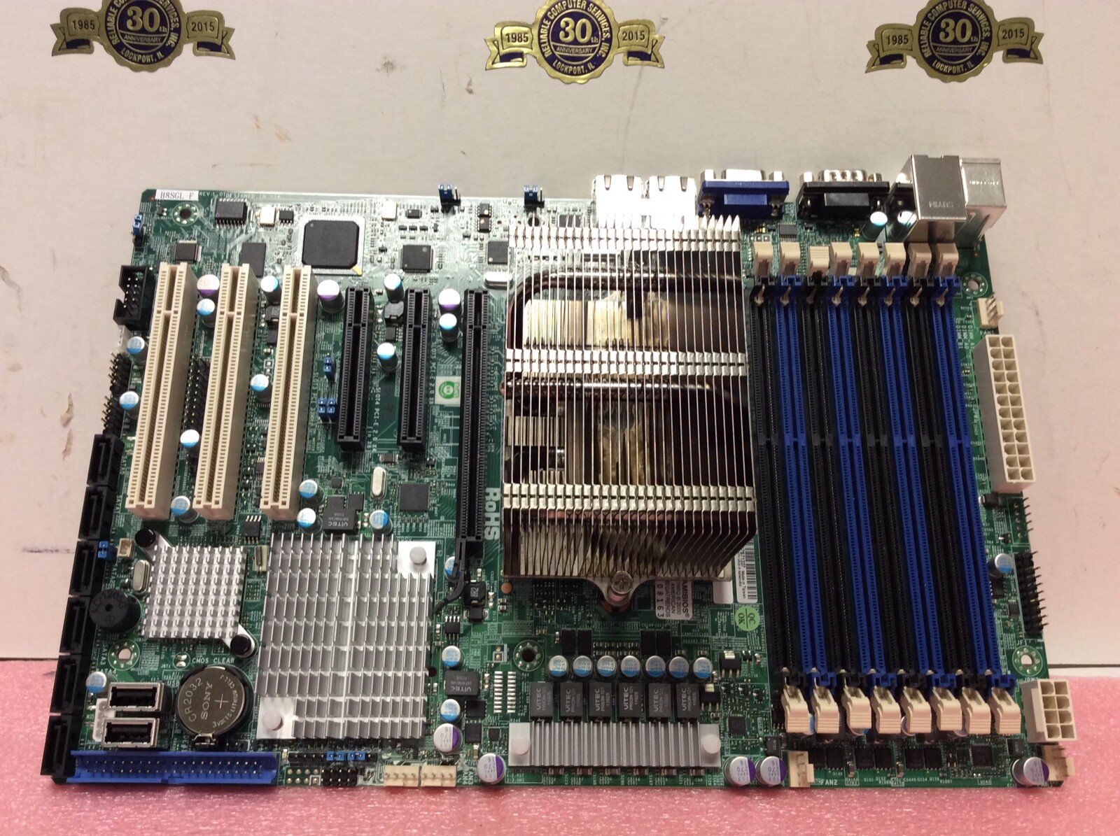 Super SuperMicro H8SGL-F Motherboard with CPU & Heatsink