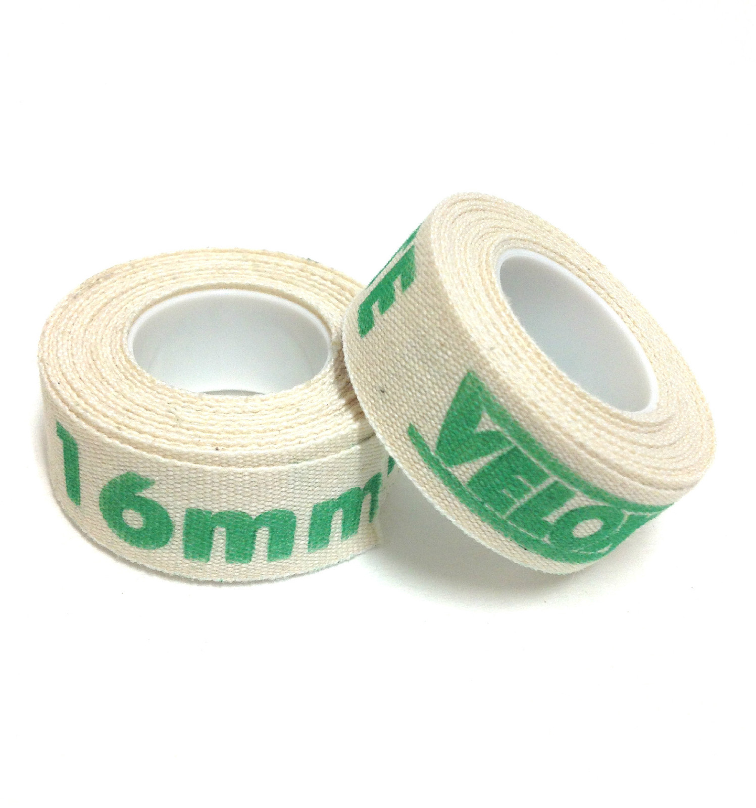 2 ROLLS VELOX 700c x 16mm CLOTH COTTON BIKE RIM STRIP WHEEL TAPE ROAD HYBRID NEW