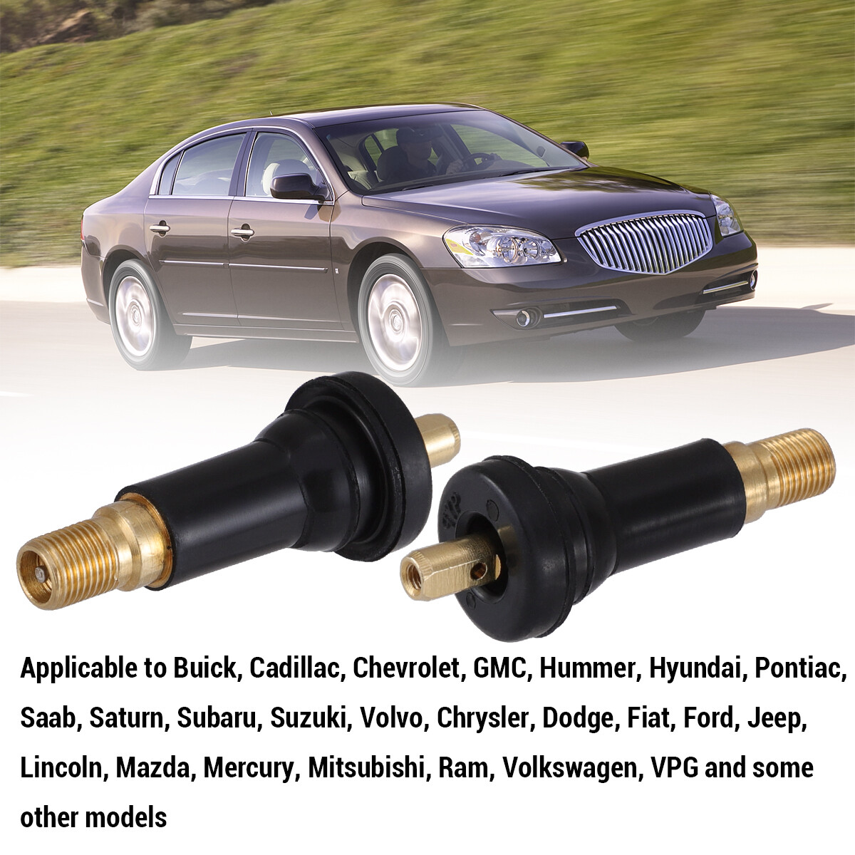 1~200PCS Tire Pressure Sensor Valve Stem Service Kit For 17-20008 20018 15263240