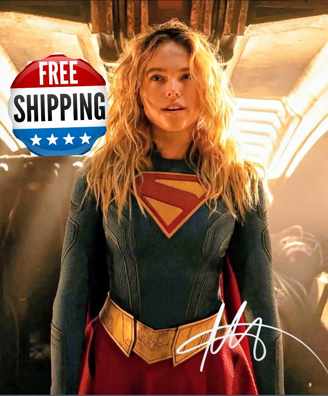 MILLY ALCOCK SIGNED REPRINT  AUTOGRAPHED 8x10 Photo GOT SUPERGIRL FREE SHIPPING