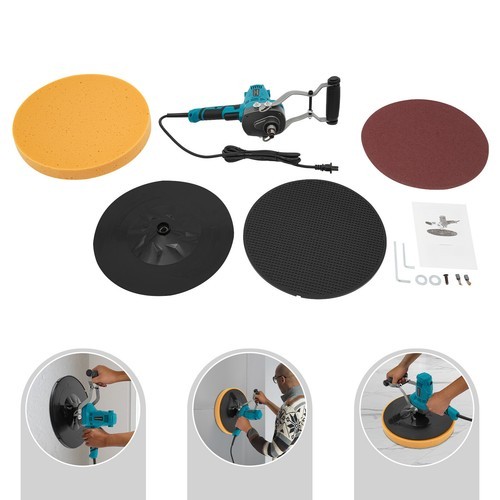 Cement Concrete Mortar Polisher Trowel Electric Wall Smoothing Polishing Machine