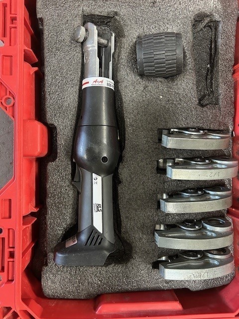 RLS Model MAP2L19CER Refrigerant Press Tool with 5 Jaws Klauke - Calibrated