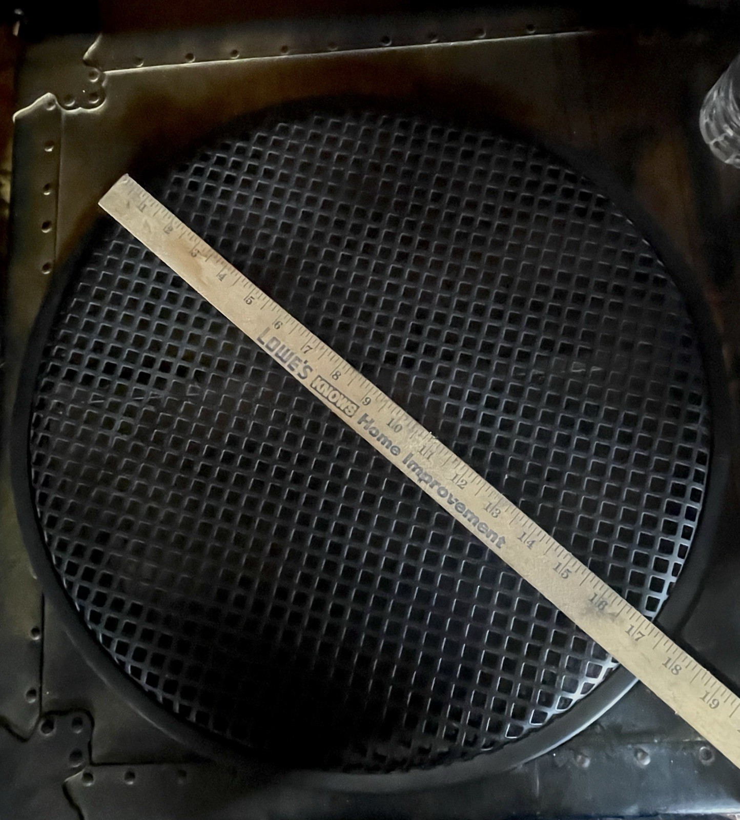 18"  Speaker Grill Woofer Metal