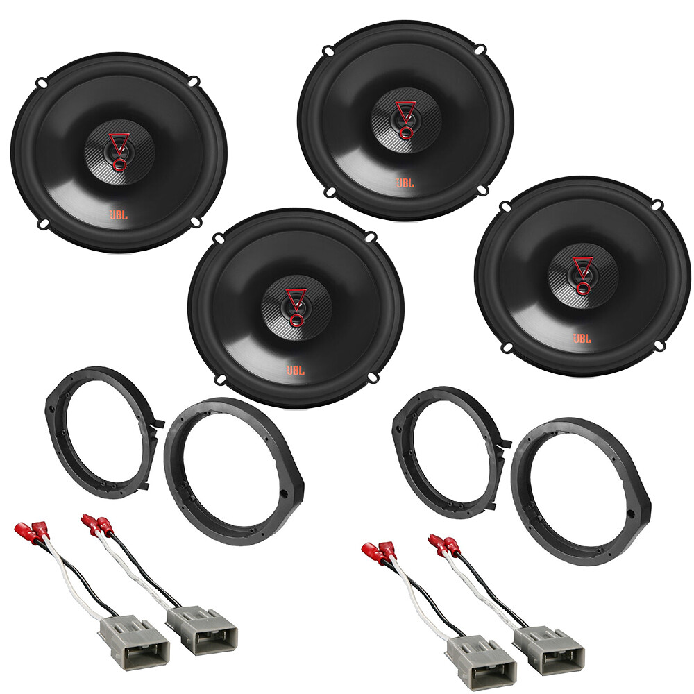JBL Stage3 Front & Rear Speakers for 2008-2022 Honda Accord & 2006-2021 Civic