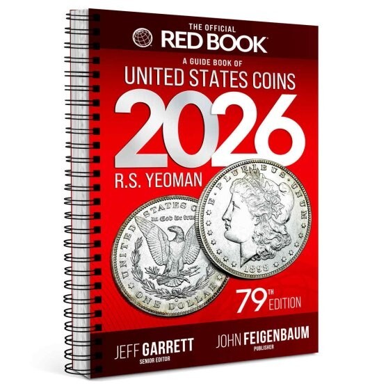 2026 Red Book Price Guide, 79th Edition, Spiral - In Stock and Shipping NOW!