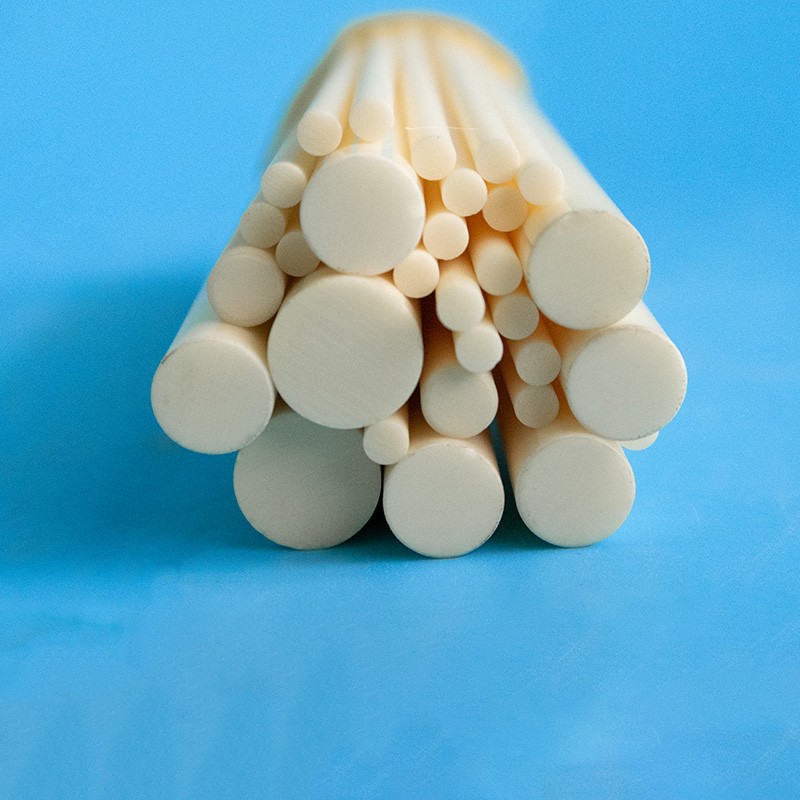 Solid Alumina Ceramic Rod High-Temp Resistant Thermal Conductivity Round Bar