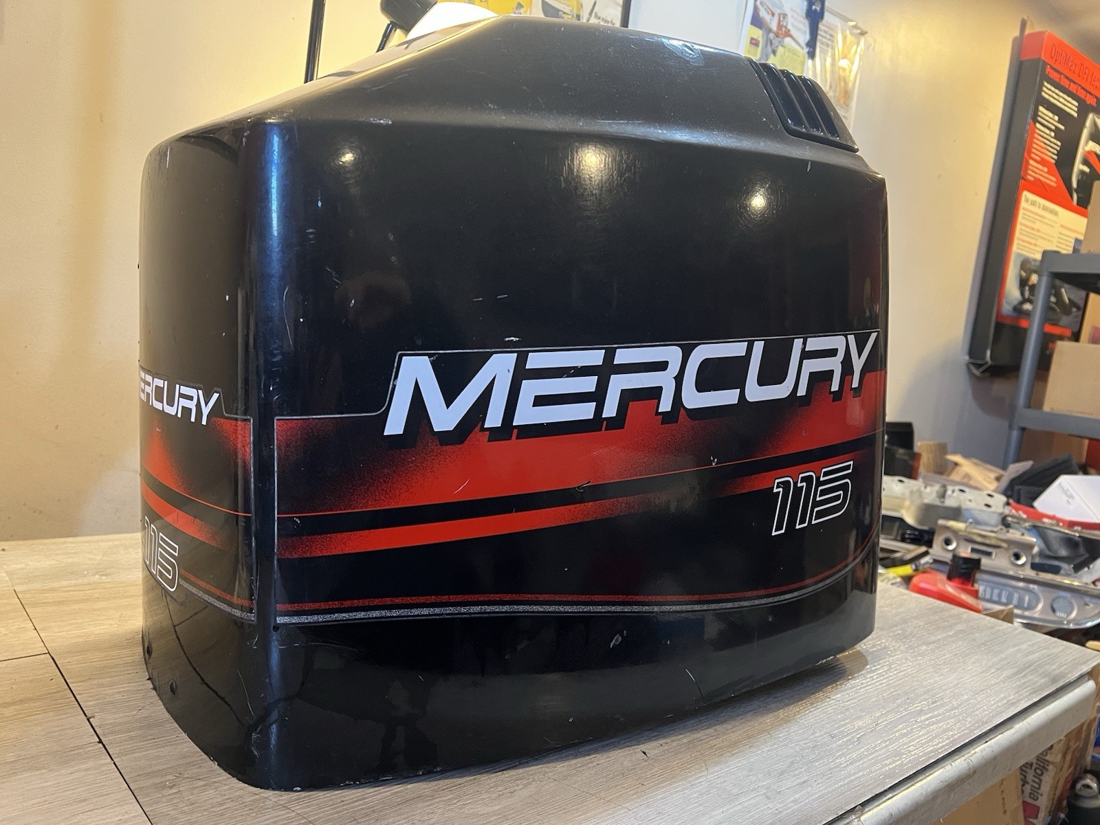 Mercury 100-125 hp 2-stroke outboard top cowl 828354A8