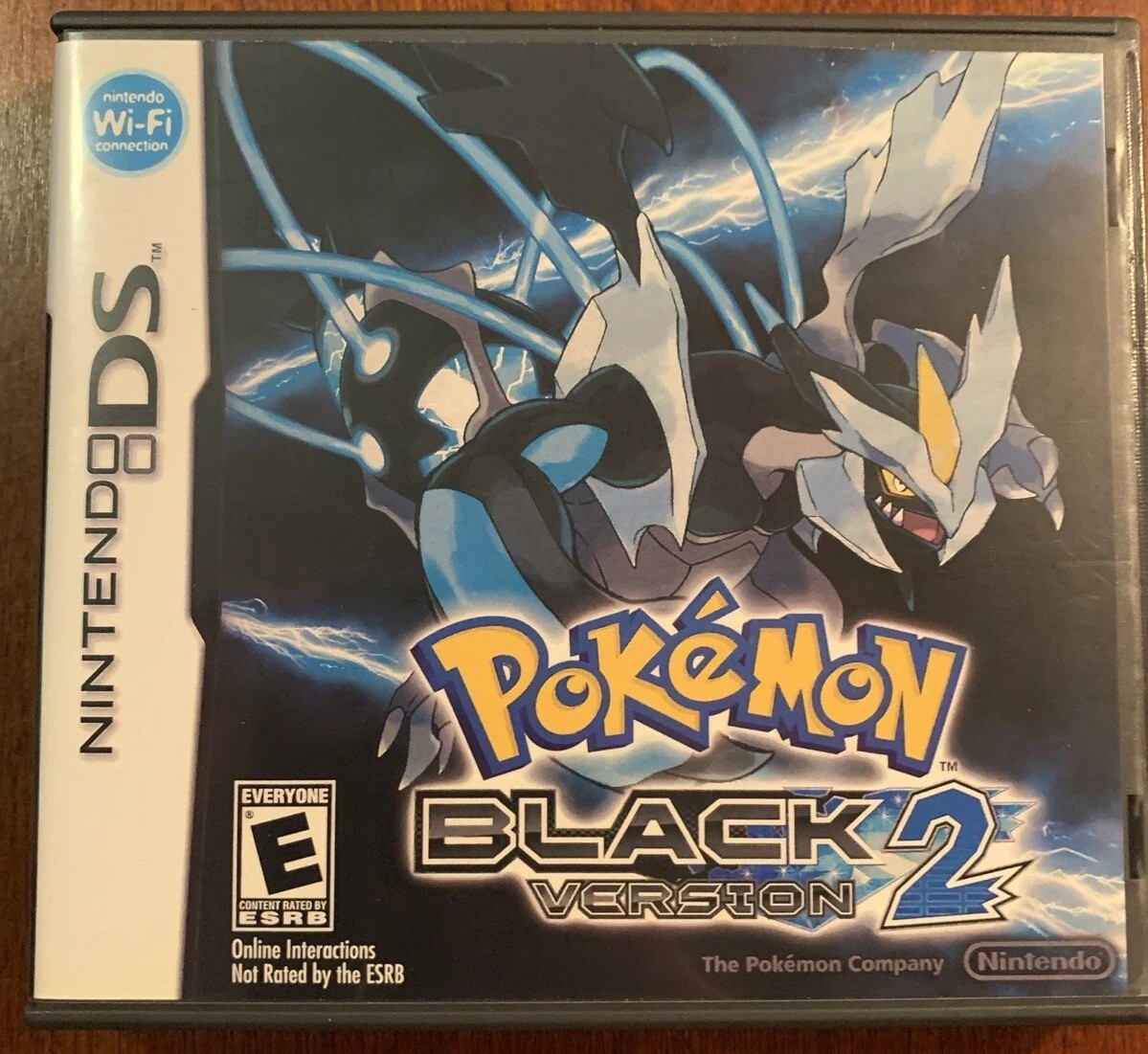 Pokemon Black Version 2 Nintendo DS Replacement Case ONLY No Game - For Display