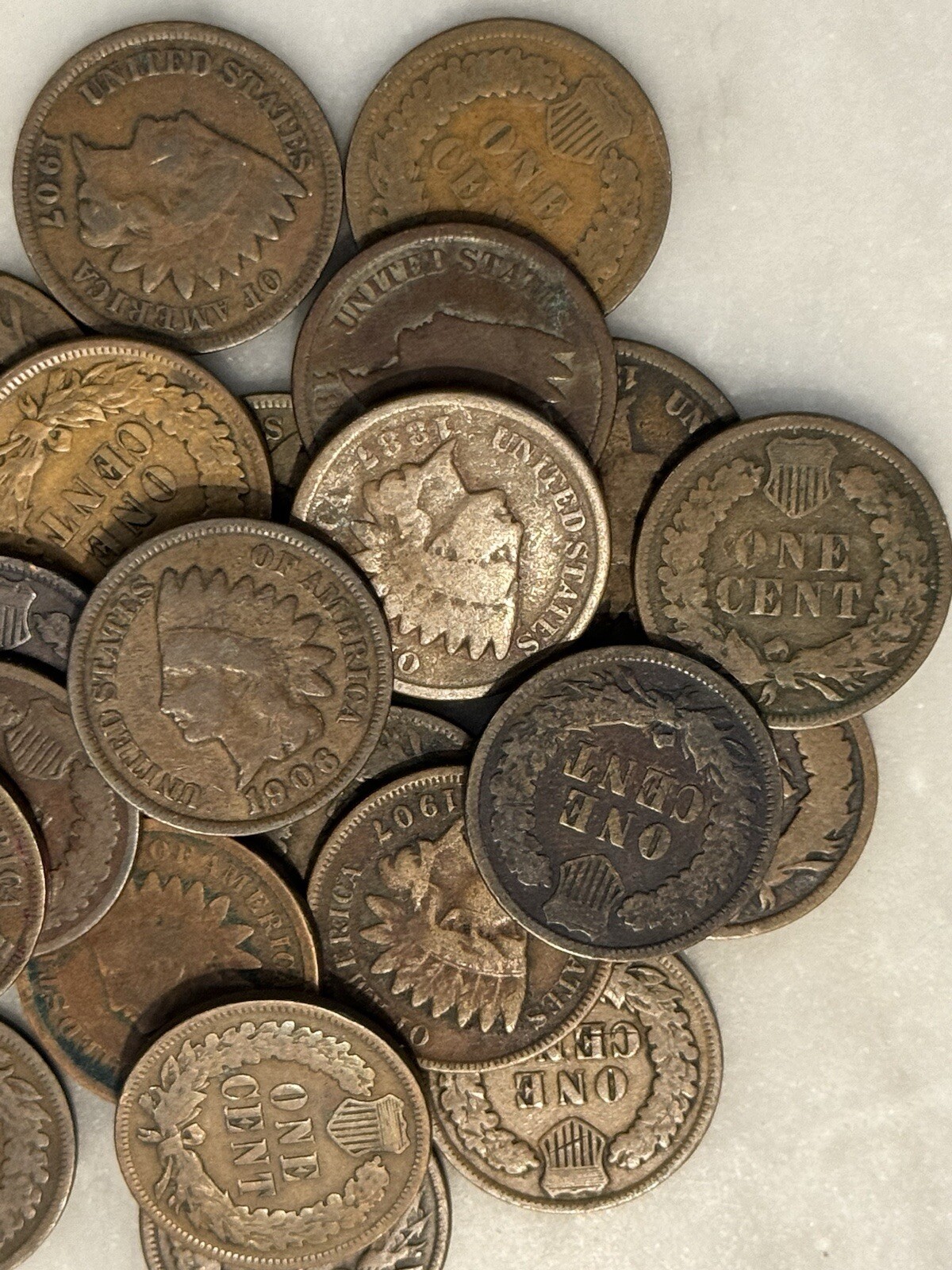 [Lot of 25 Coins] Indian Head Cent - Half Roll - Choose how many!
