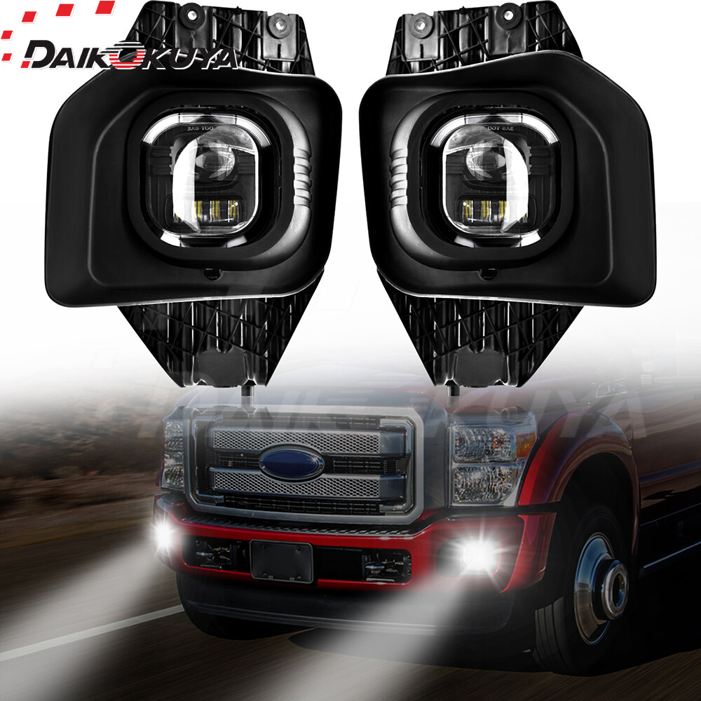 For Ford 2011-2016 F-250 F-350 F-450 F-550 Super Duty Bumper Lamp LED Fog Lights
