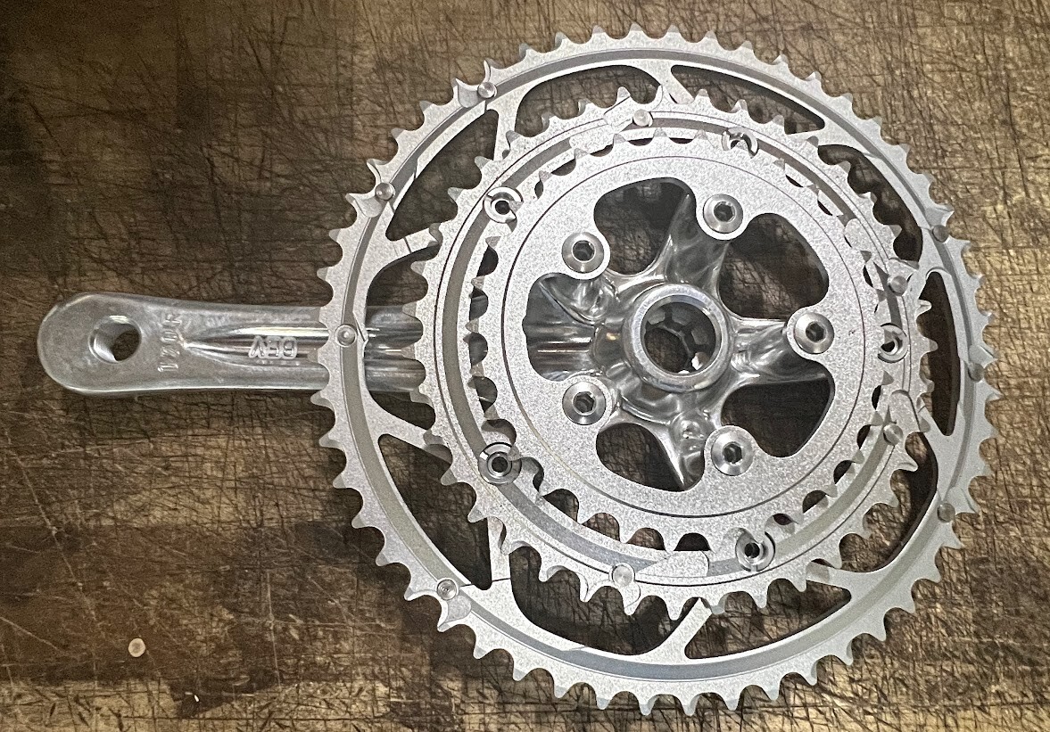 SANTANA Tandem Crankset 170mm 170mm Triple Octalink Bike - BRAND NEW - Complete