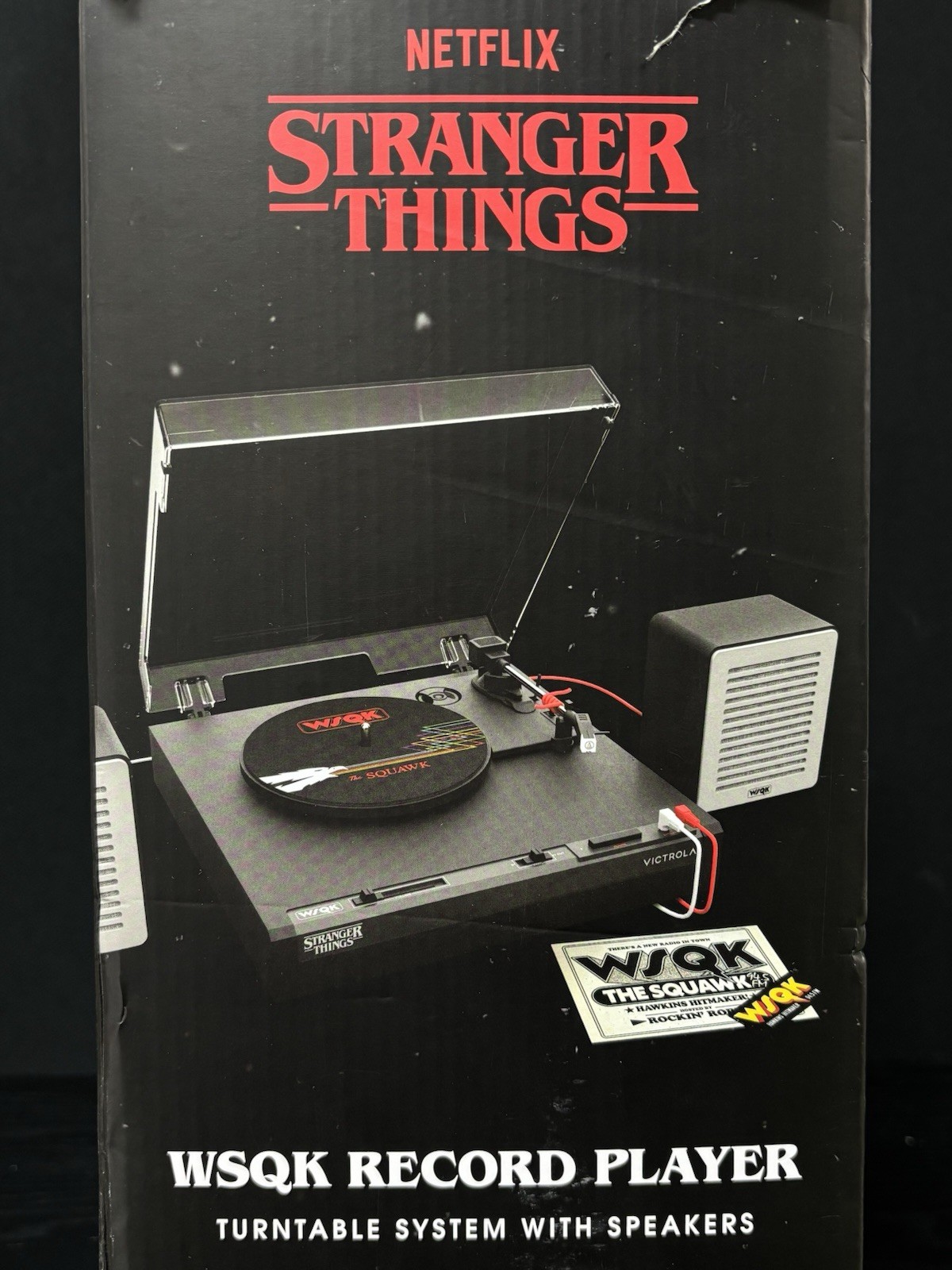 STRANGER THINGS Victrola WSQK Record Turntable Speakers Netflix SEE DETAILS