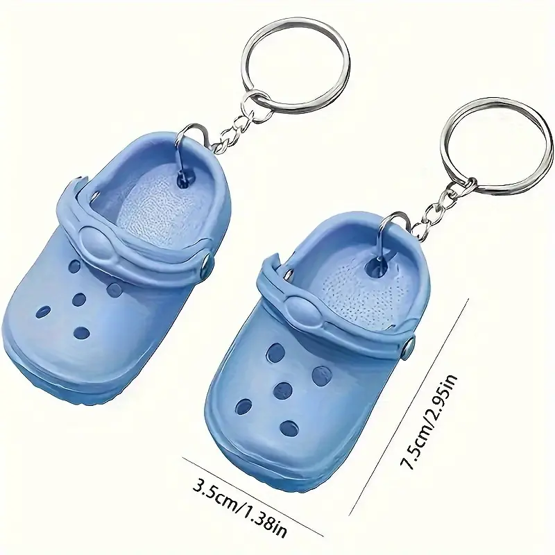 FREE SHIP - MINI CROCS KEYCHAIN SHOE SANDAL CROC SLIPPER CLOG - PICK YOUR COLOR
