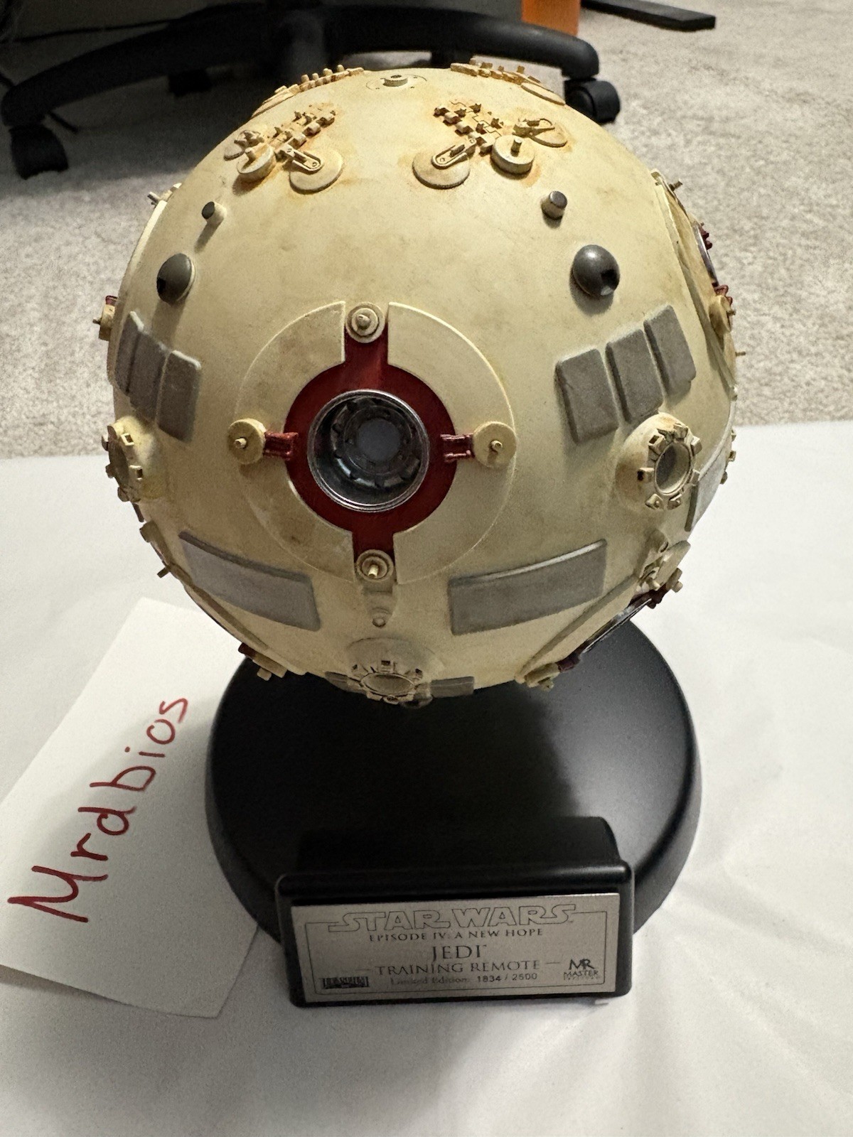 Master Replicas 1:1 Scale Star Wars Jedi Training Remote Prop Replica #1834/2500