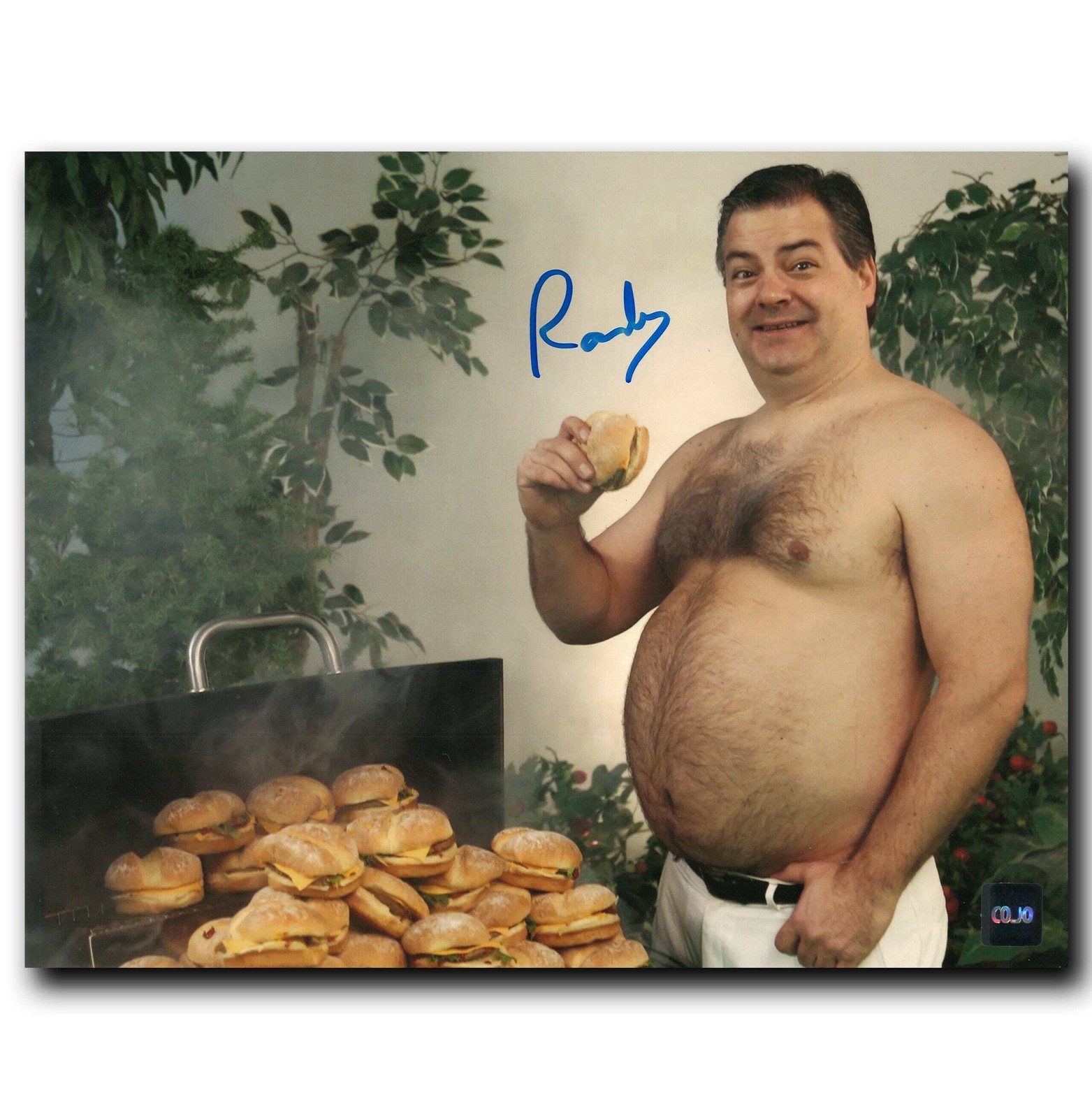 Randy (Patrick Roach) Trailer Park Boys Autographed Cheeseburgers 8x10 Photo