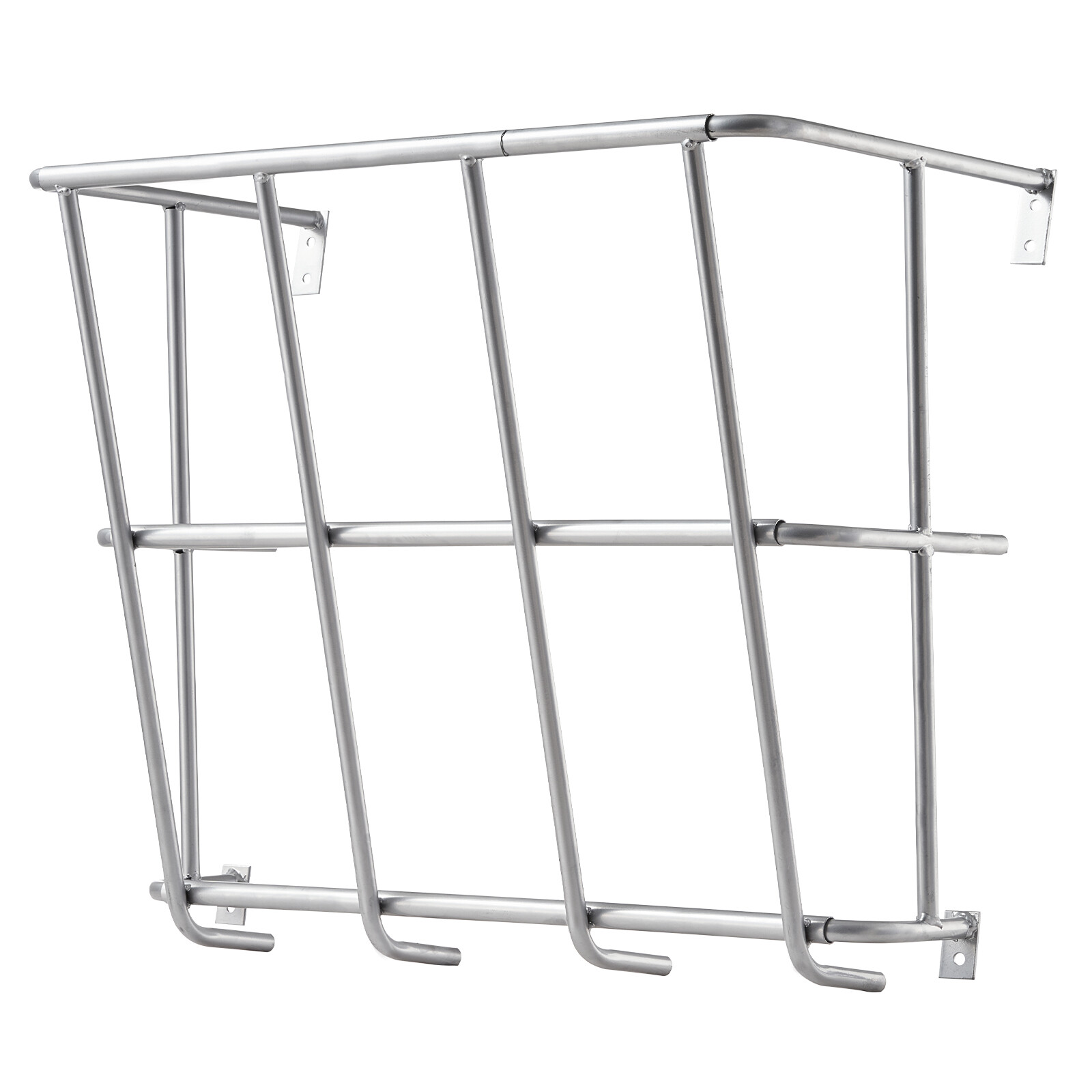 Livestock Hay Feeder 18.5 Gallons Wall Mounted Goat Hay Rack for Horses