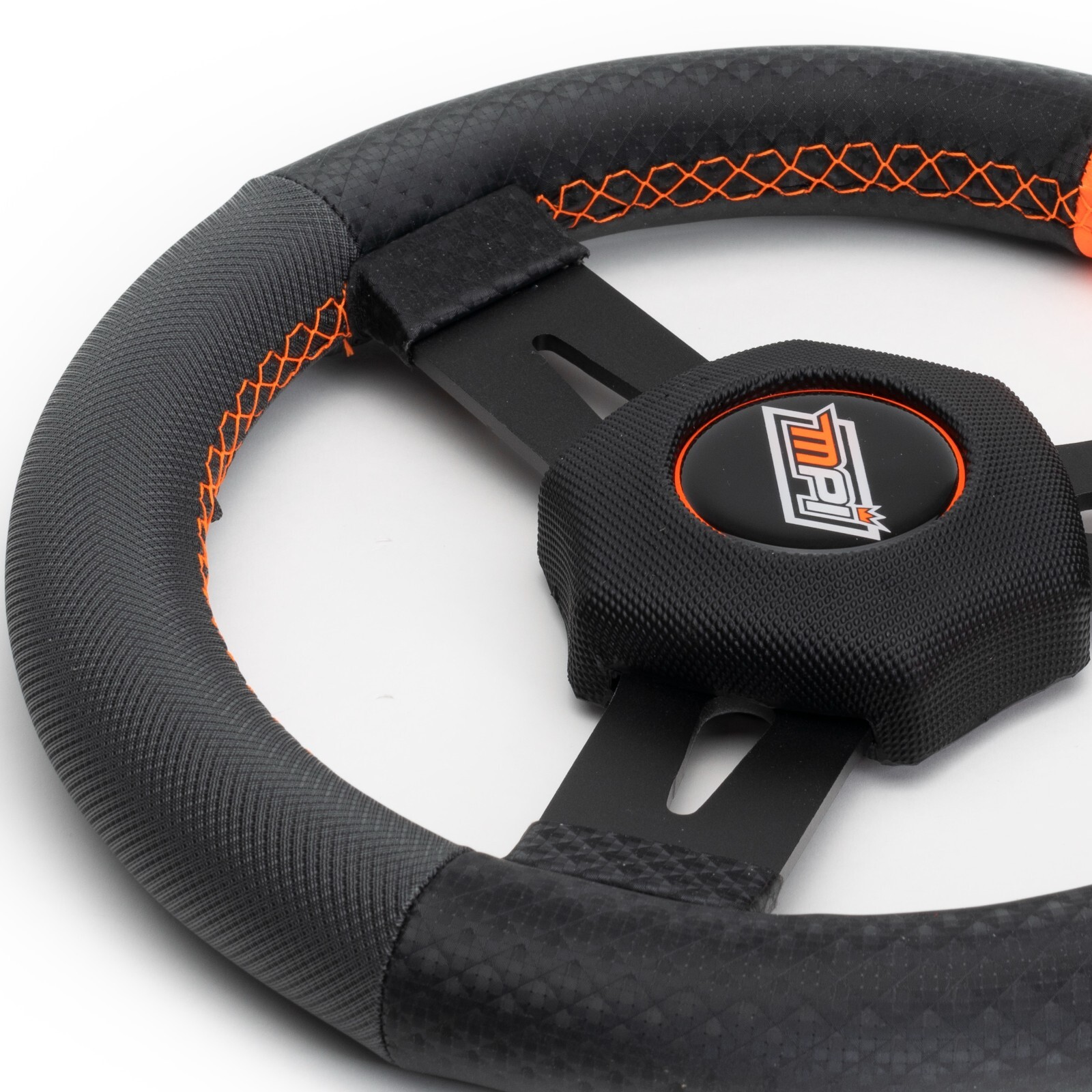 MPI MPI-KQR-11 Kart/ Quarter Midget Steering Wheel 10.75 Diameter High Tack Synt