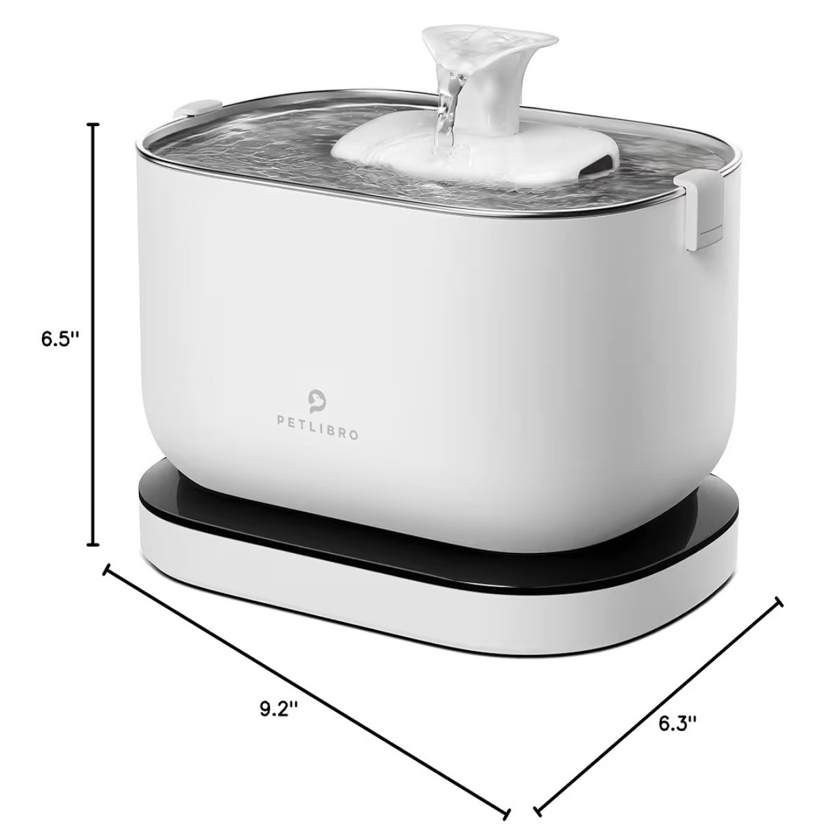 PETLIBRO Cat Water Fountain, Cordless Pet Water Fountain Battery Operated, 2.5L