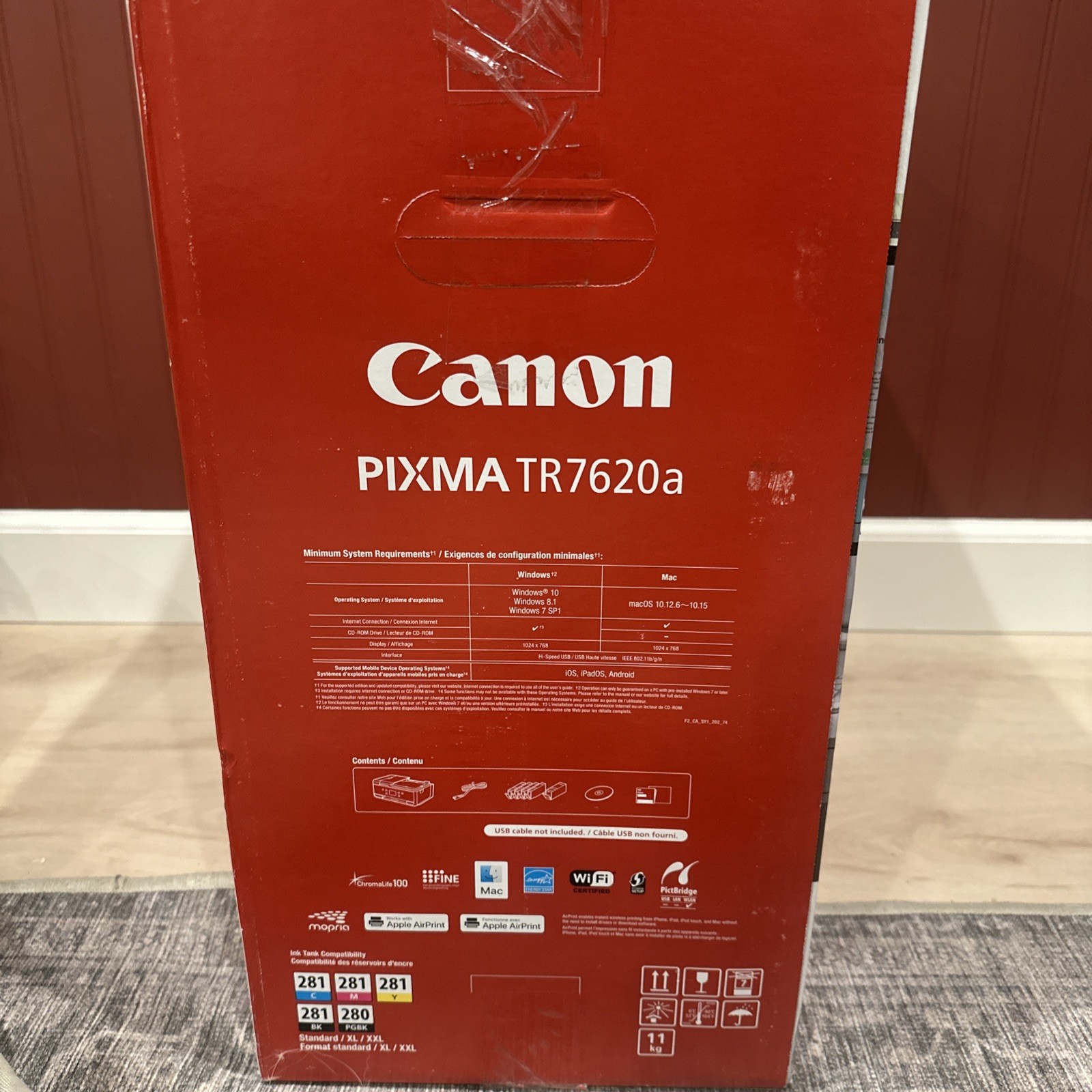 Canon PIXMA (TR7620a) All-in-One Inkjet Color Printer - Edible Printing Capable!