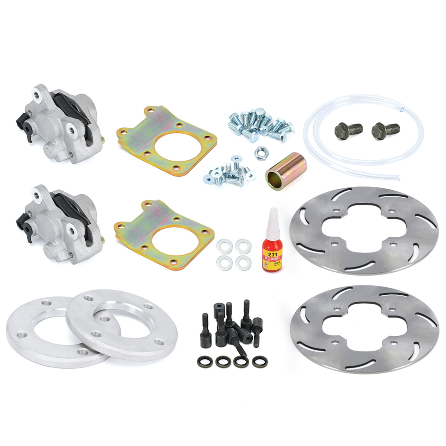 Front Disc Brake Conversion Kit for Honda Fourtrax 300 4x4 TRX300FW 1992-2000