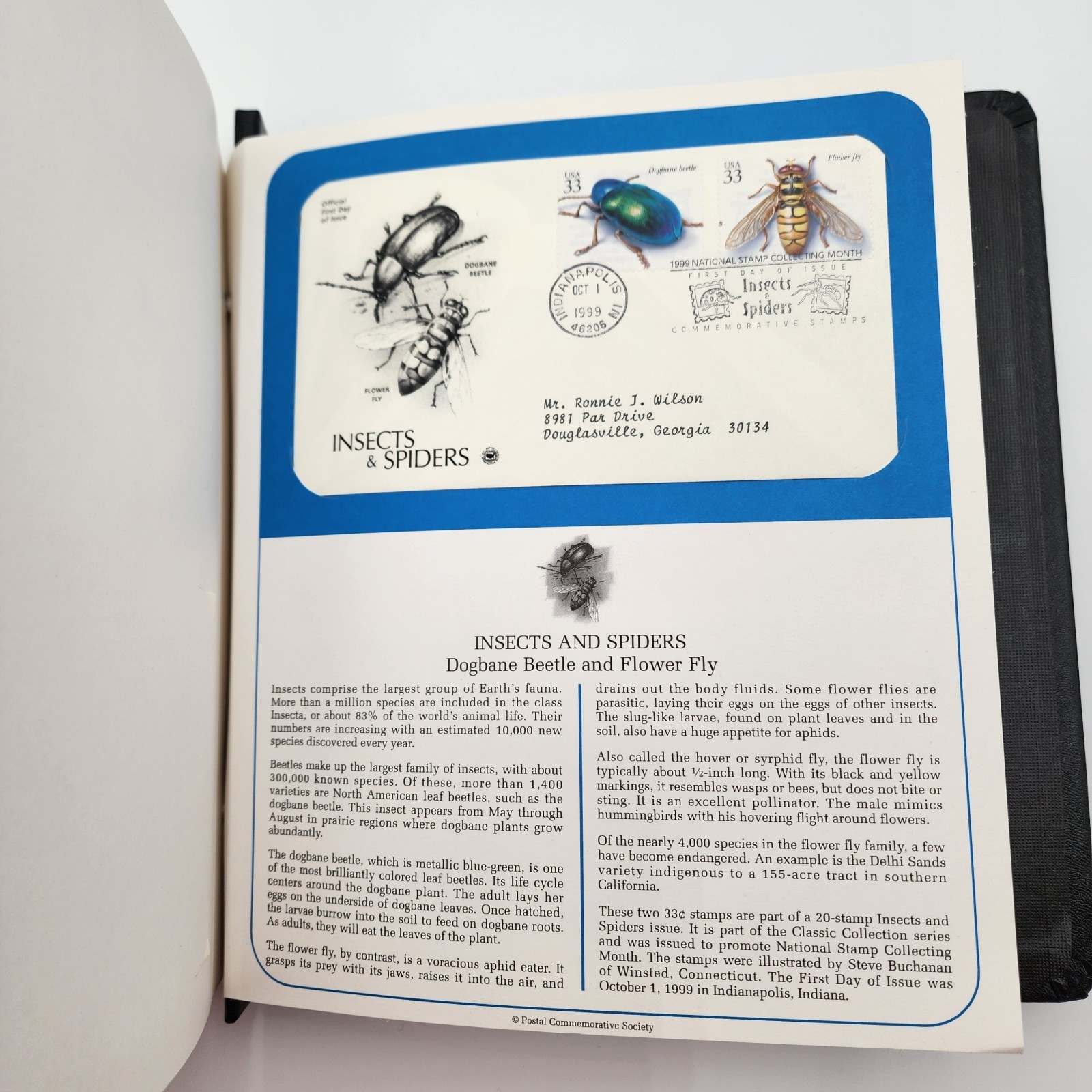 Postal Commemorative Society Complete 204 First Day Covers Binder 1999-2004 USA