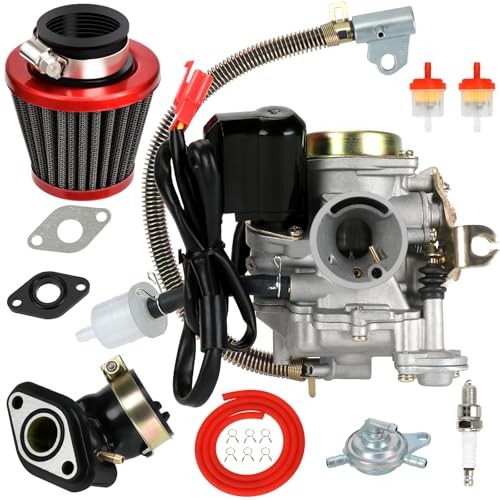 GY6 50cc Carburetor PD18J Carb Kit Compatible with Tao tao 49cc 50 ATM50 Pony