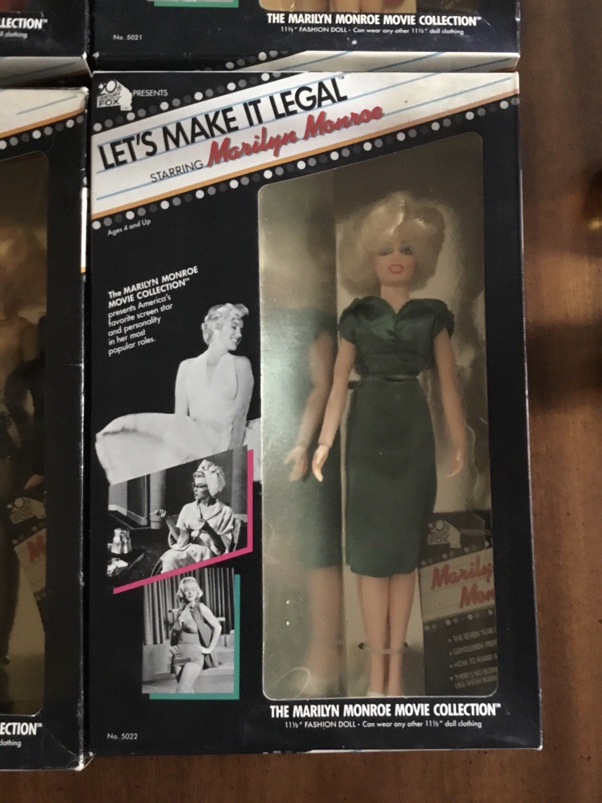 Rare Set Of 4 Marilyn Monroe Tristar Barbie Dolls 1982 20th Century Fox