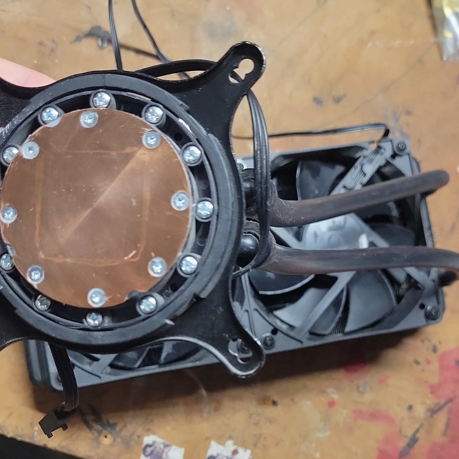 BOXX Technologies Inc. Black Liquid Cooler with Radiator Pump Copper Aluminum