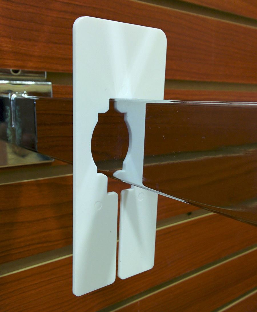 100 PLASTIC BLANK RECTANGLE RACK SIZE DIVIDERS RETAIL CLOTHING RACKS RECTANGULAR