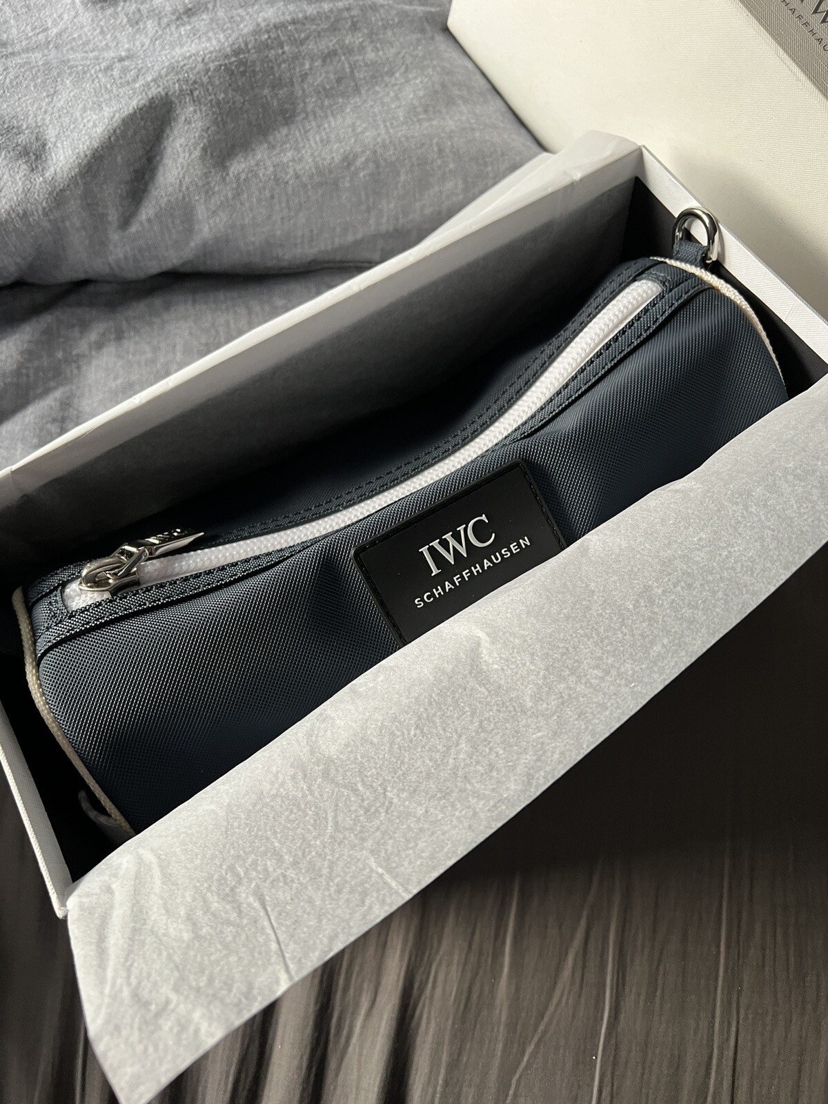 IWC Aquatimer Unisex Blue Dopp / Toiletries Kit VIP Item RARE Collector's NEW!
