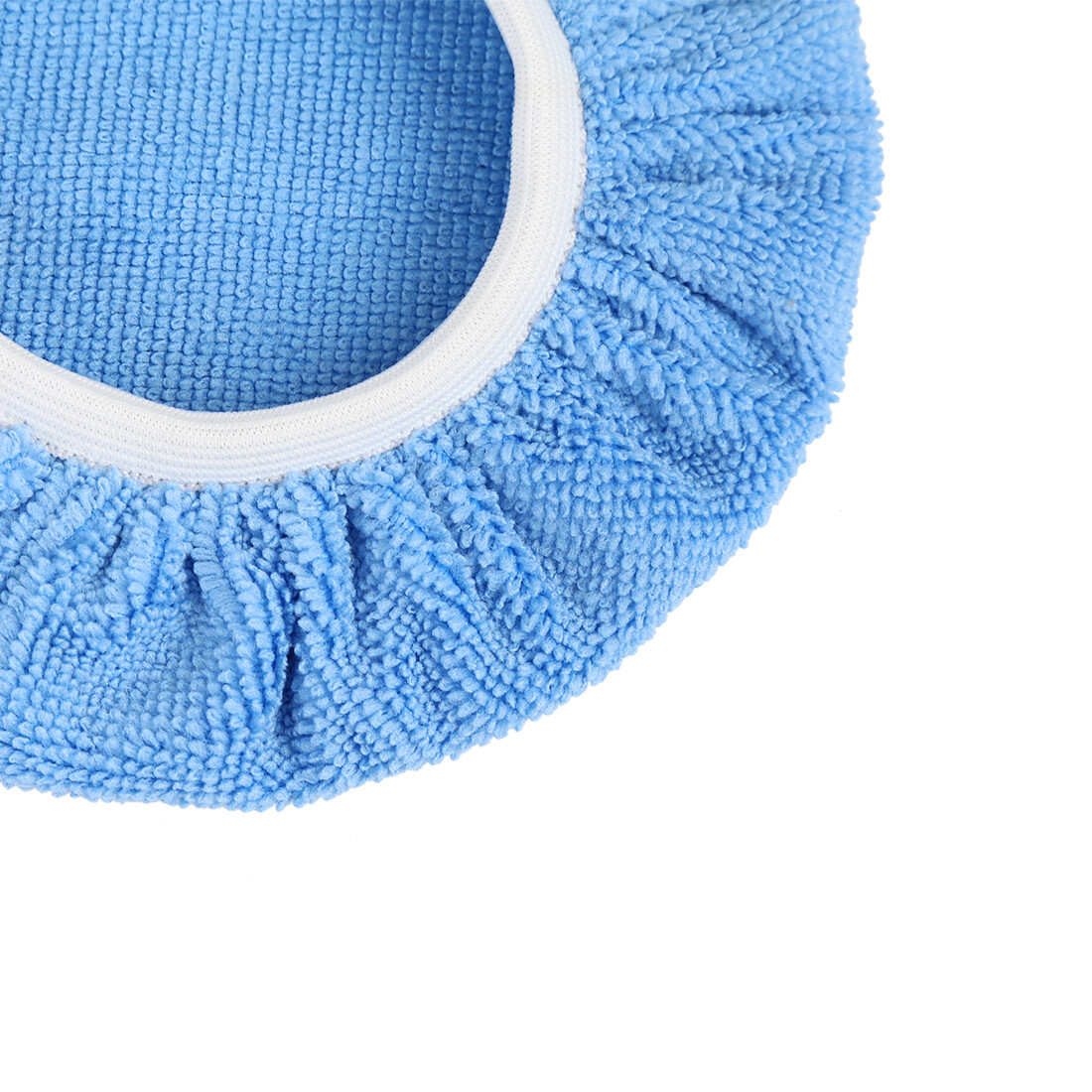 5pcs 9-10 Inch Sky Blue Mircrofiber Car Wax Polishing Bonnet Buffing Pad Cover