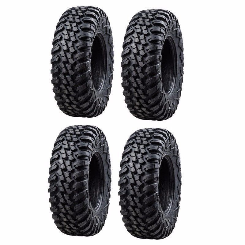 4-Tusk Terrabite Radial 8 Ply UTV Tire Set (4 Tires) 2- 27x9-12 and 2- 27x11-12