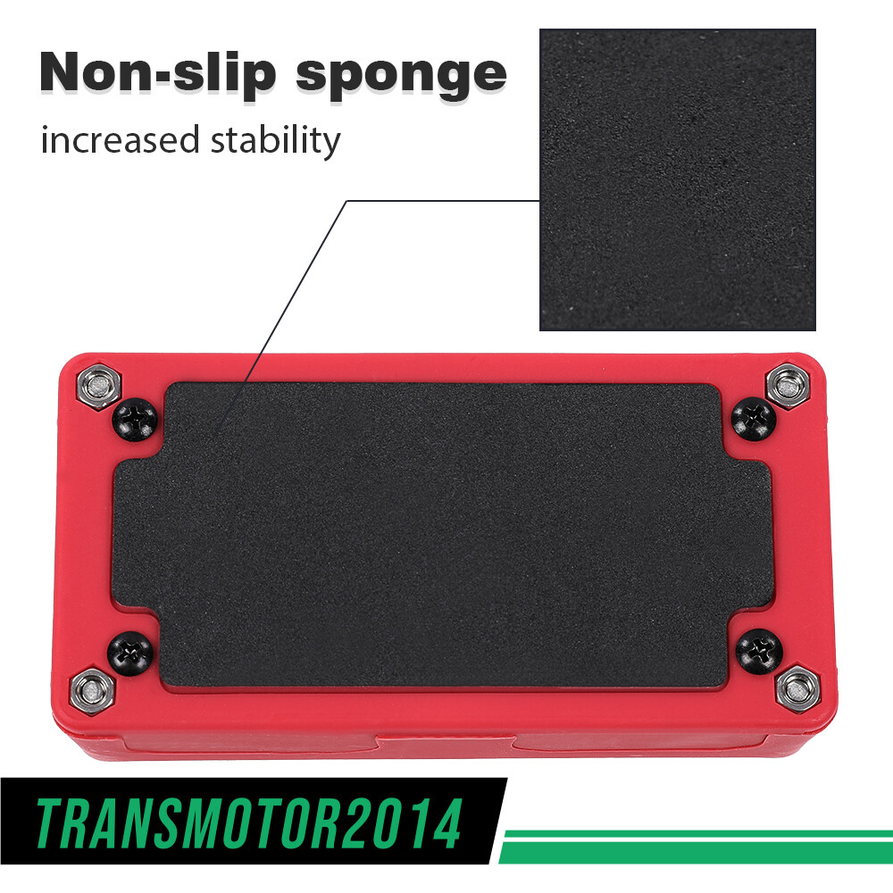 12V Terminal Ground Power Distribution Junction Block Kit Heavy Duty Bus Bar Red