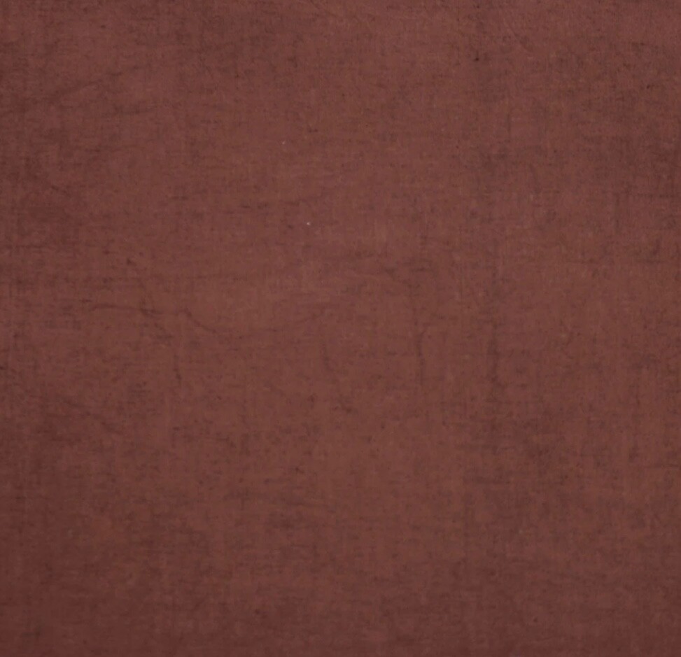 100% Flax Linen Fabric Medium Weight Piece Dyed in Coffee Color By the Yard