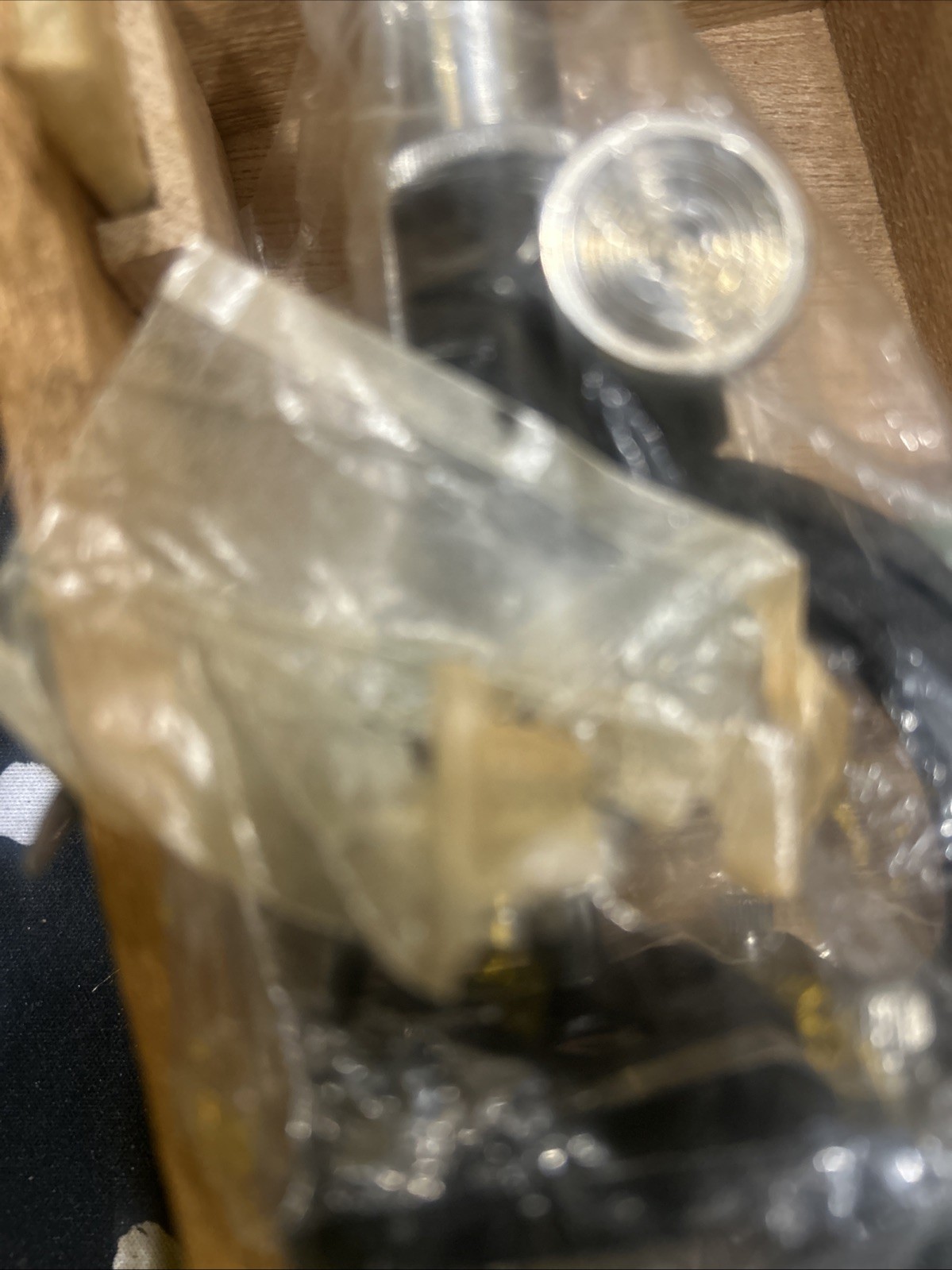 Vintage Y.K.S Microsope With Wood Box Made In Japan