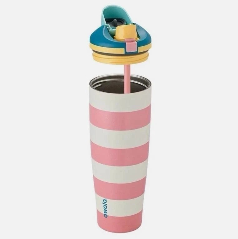 Owala Cabana Breeze 40 oz. AUTHENTIC FreeSip Tumbler Birthday Bash Splash*Gifts