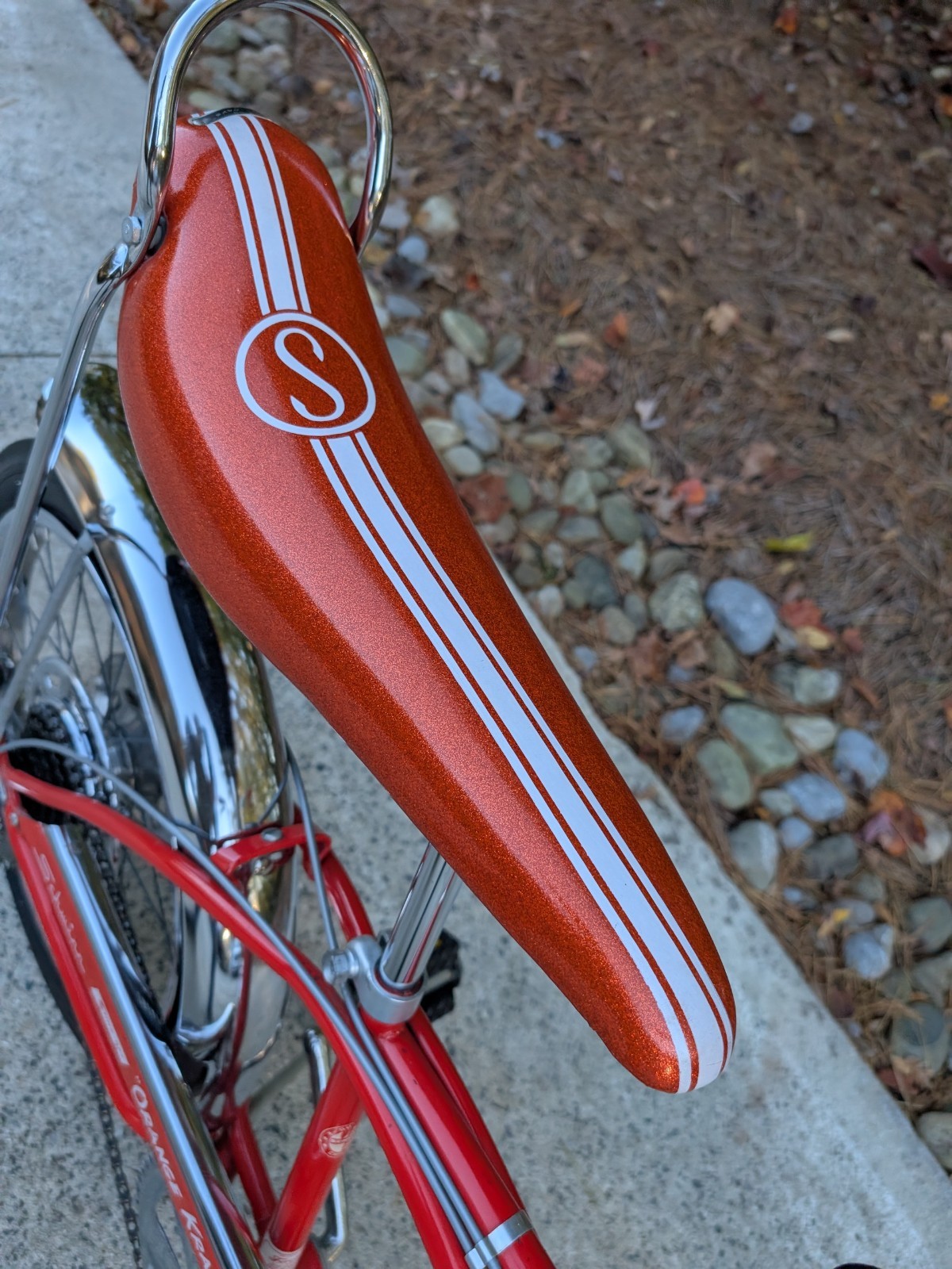 SCHWINN 1973 SUNSET ORANGE KRATE Bicycle 5 speed STINGRAY 20 inch Bike ORIGINAL