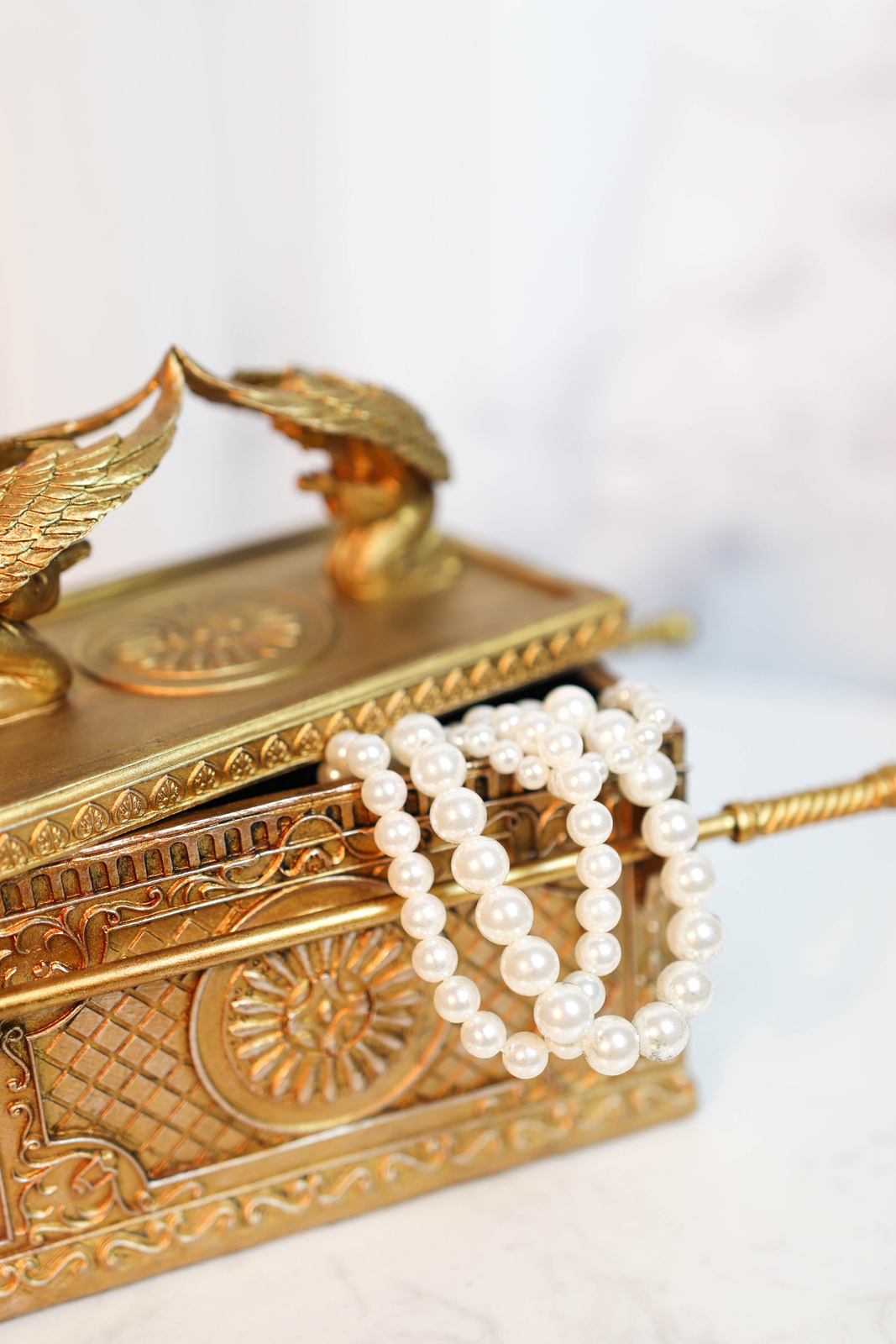 The Ark of the Covenant Box Model Collectible Golden Ark of Testimony