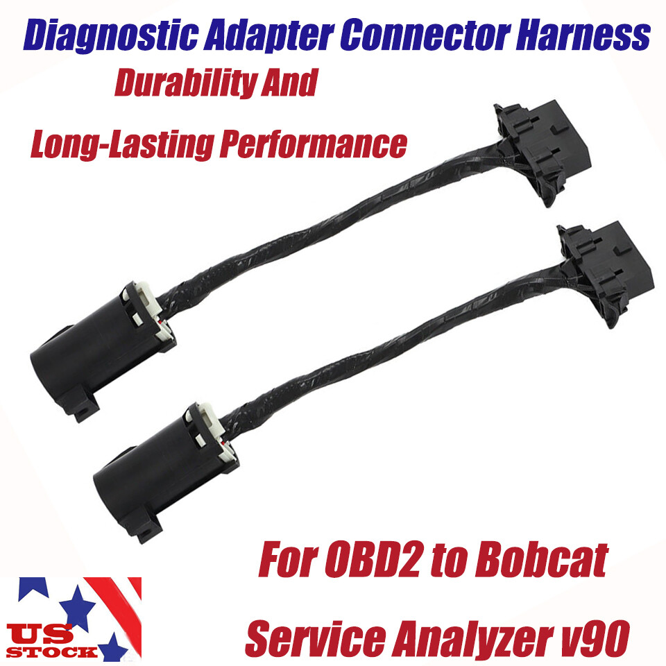 OBD2 to Bobcat Service Analyzer v90 diagnostic adapter harness