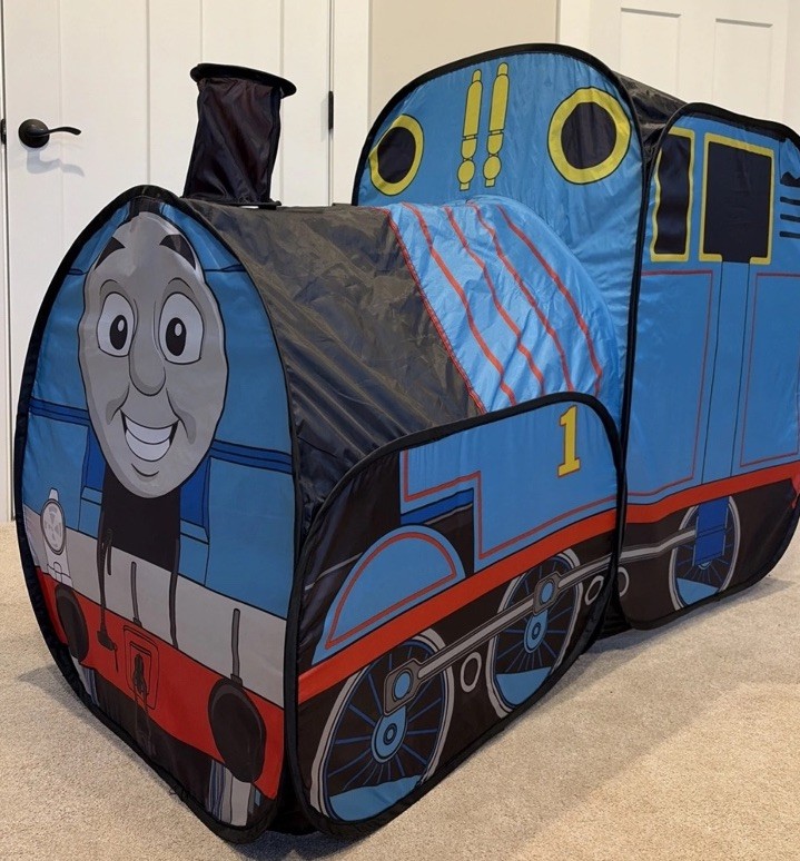 Thomas The Train Pop Up Tent- Indoor Play Tent- For Toddlers- Excellent Cond