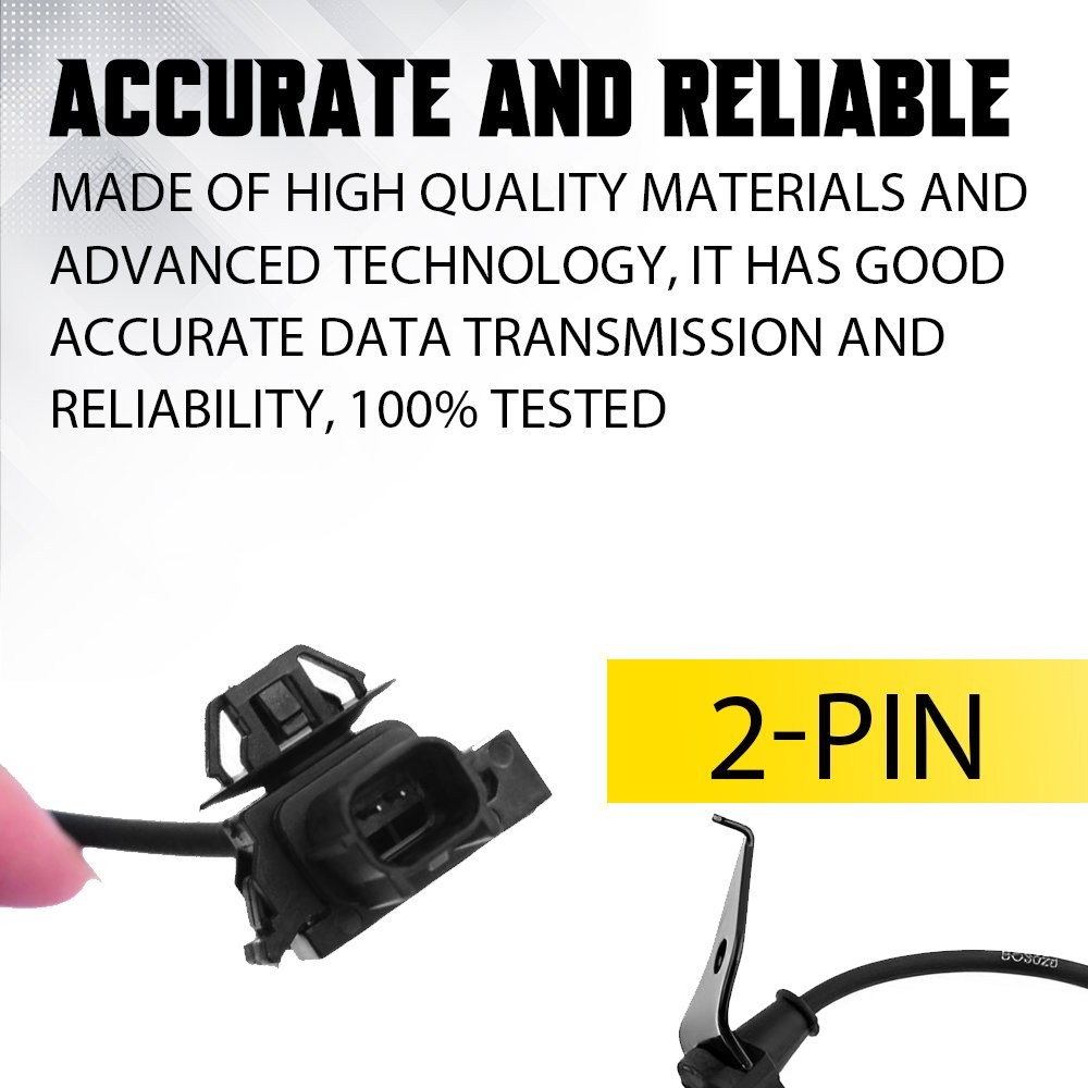 2 ABS Wheel Speed Sensor Front Left & Right for Honda Accord 2008-2012 2.4L 3.5L